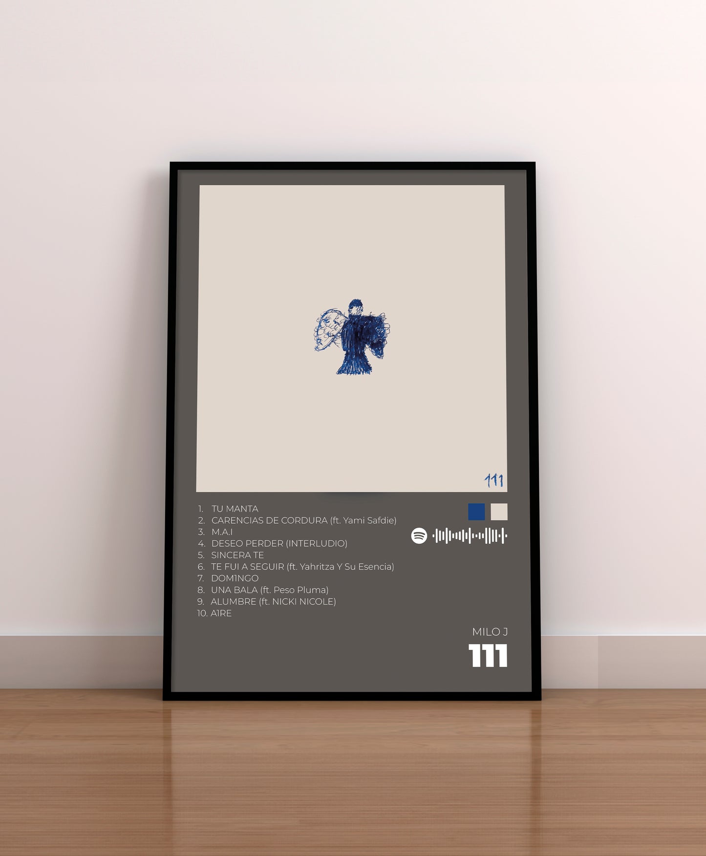 milo j. 111. cartel. poster. lamina. cuadro. portada. cover. regalo. comprar. merchandising.