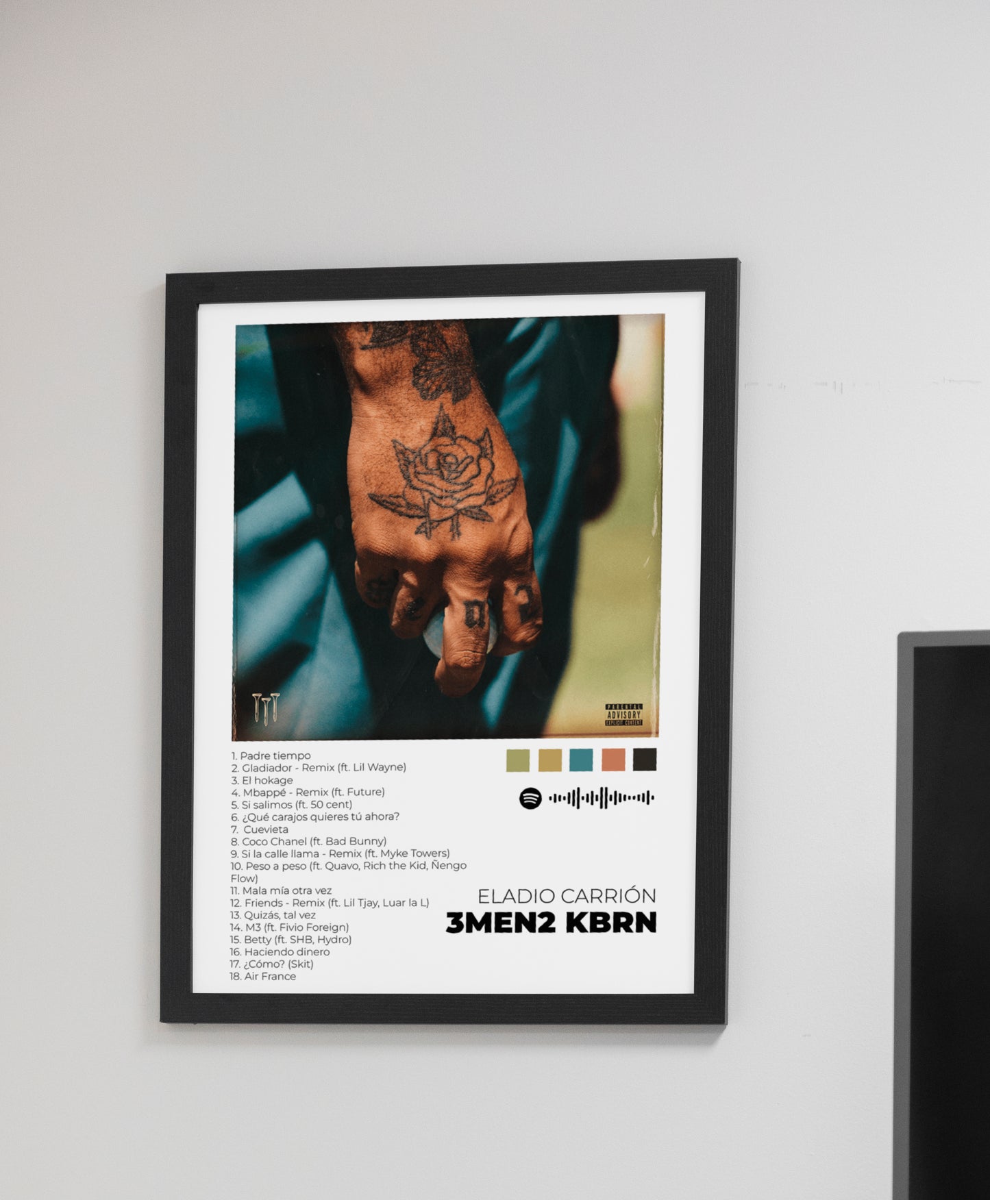 3MEN2 KBRN. Eladio Carrión. Poster