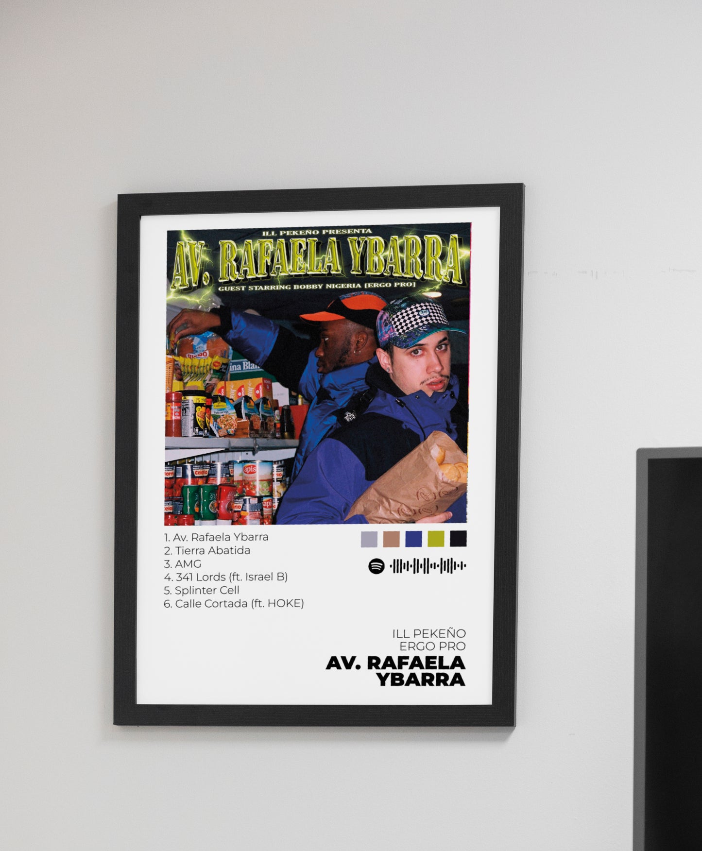 Av. Rafaela Ybarra. Ill Pekeño y Ergo Pro. Poster´