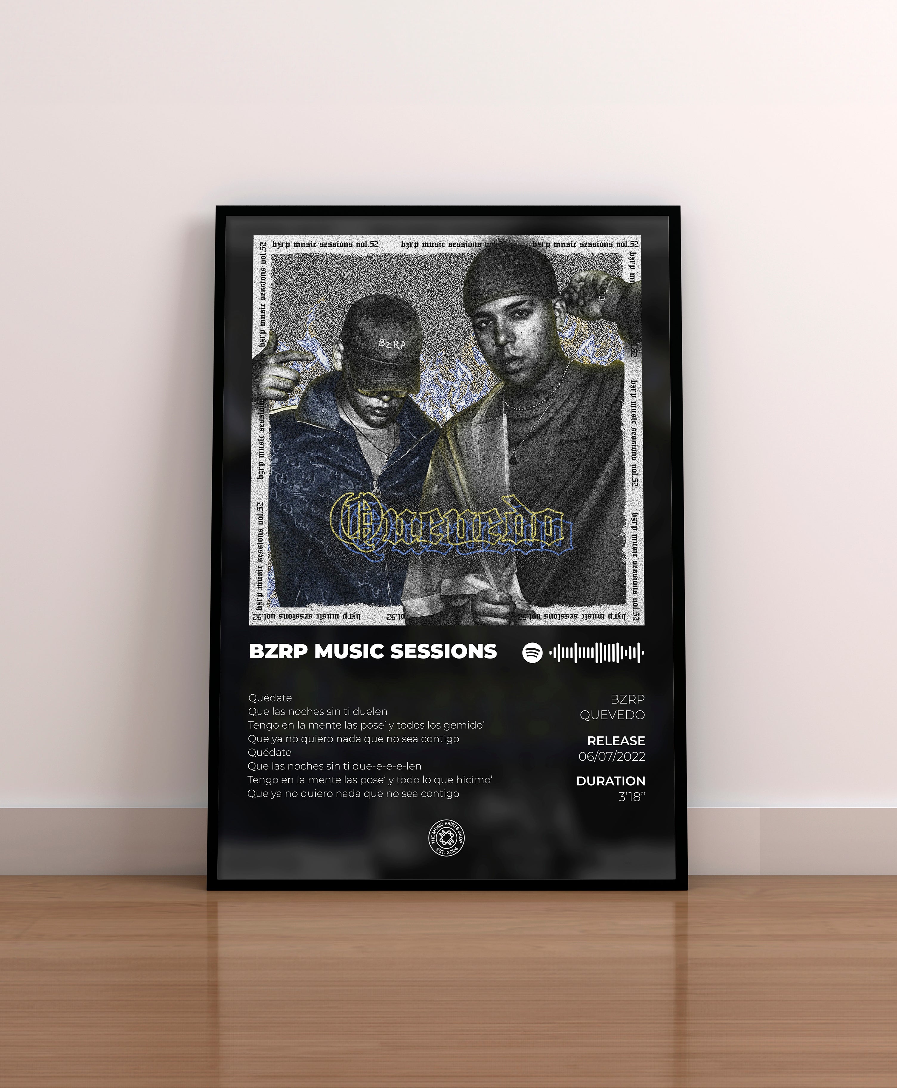 BZRP MUSIC SESSIONS Poster Digital De Quevedo Music Prints bzrp-music-sessions-poster-digital-de-quevedo-music-prints