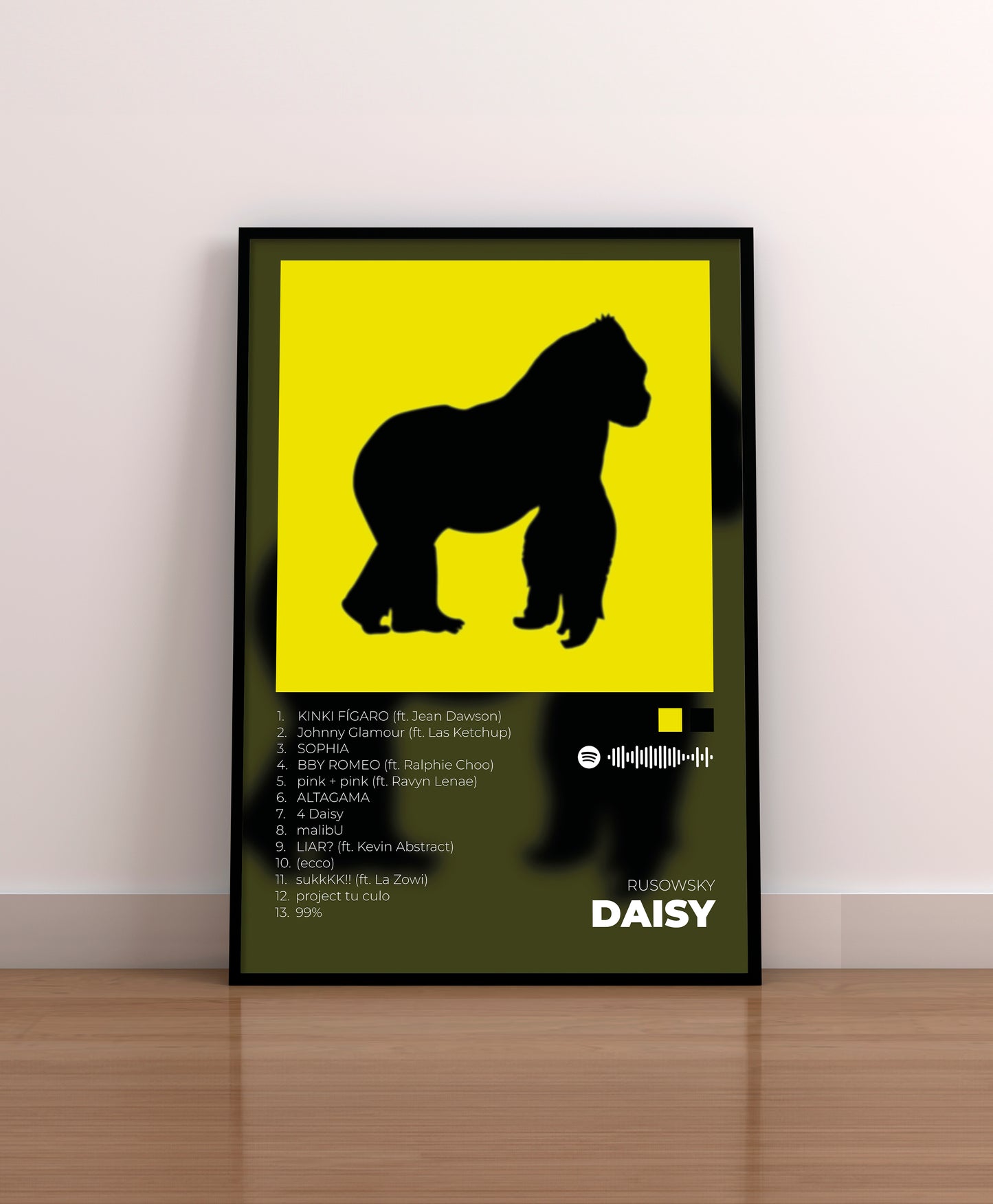 Daisy. Rusowsky. Ralphie Choo. Vinilo. CD. Entradas. Gira. Poster. Lamina. Cuadro. Regalo. Merchandising