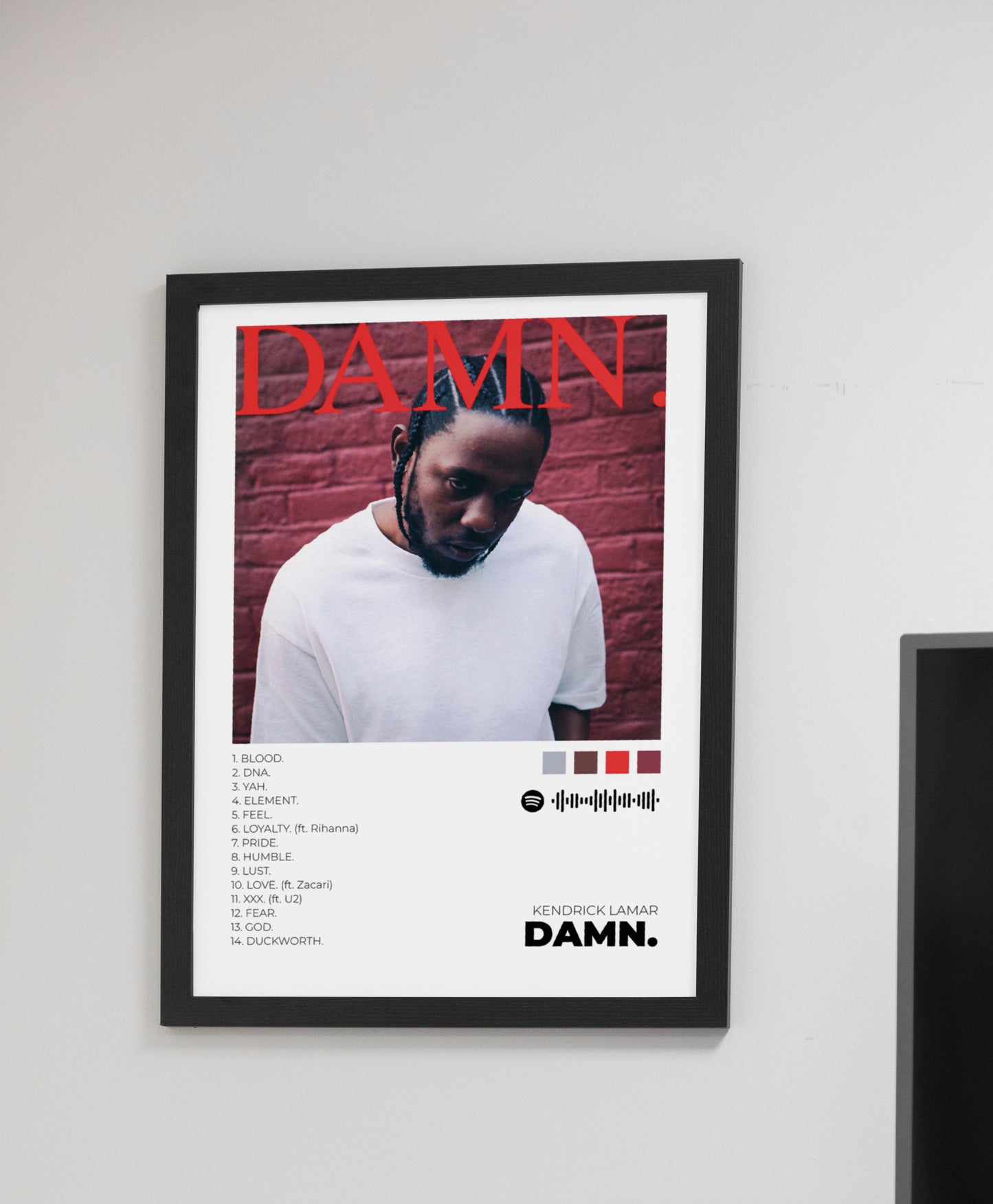 DAMN. Kendrick Lamar. Poster