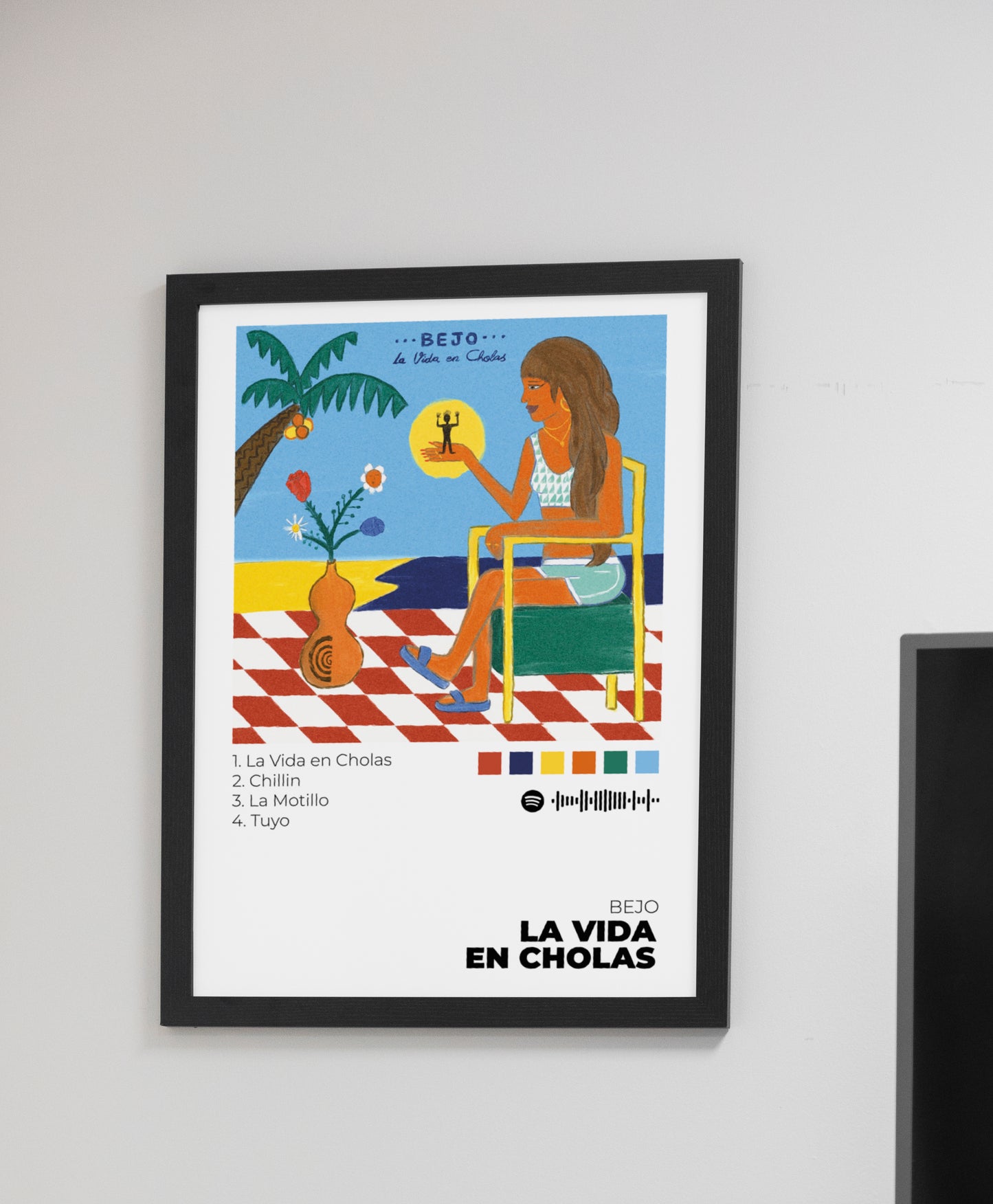 La Vida en Cholas. Bejo. Poster.