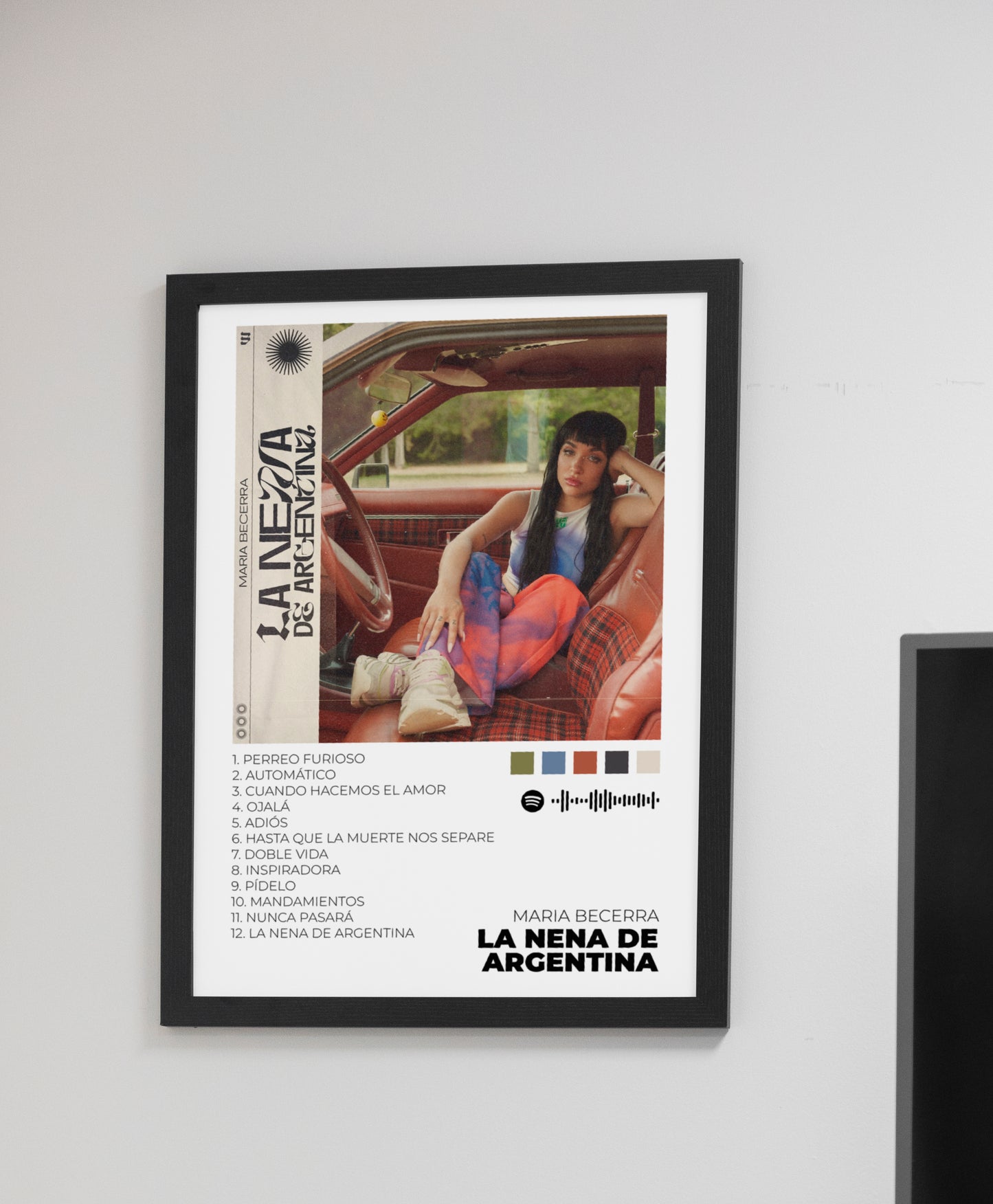LA NENA DE ARGENTINA. Maria Becerra. Poster.