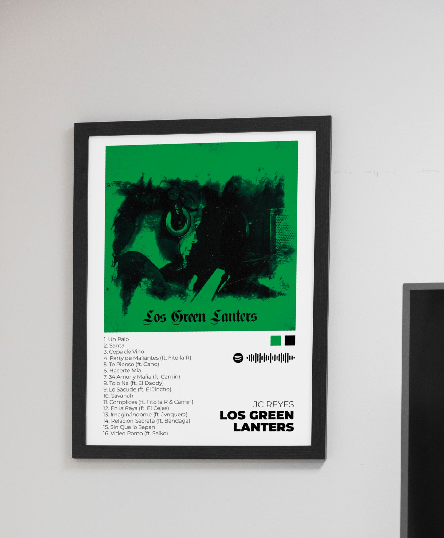 Los Green Lanters. JC Reyes. Poster.