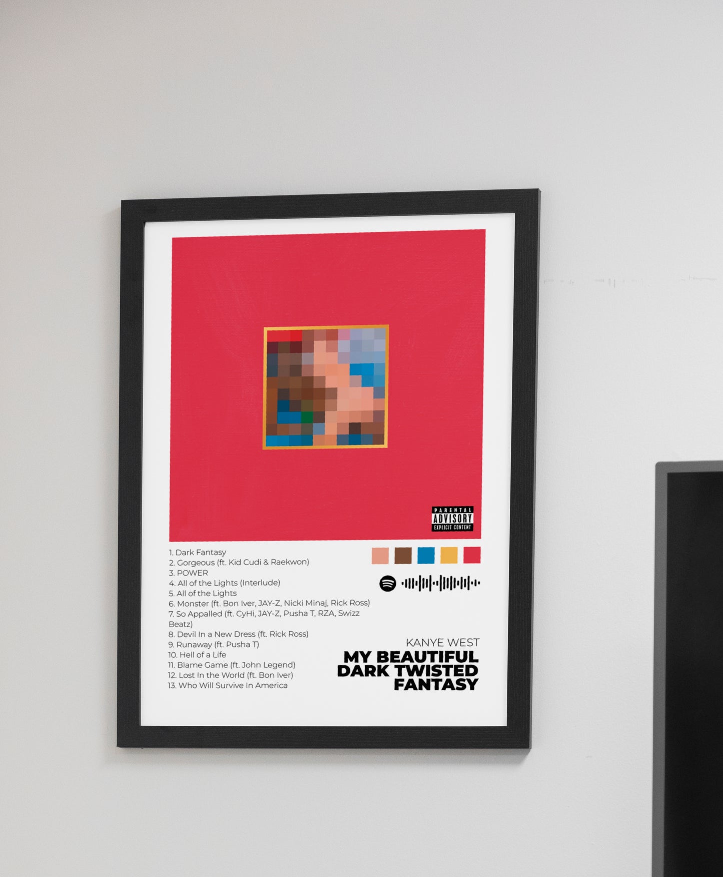 My Beautiful Dark Twisted Fantasy. Kanye West. Poster.