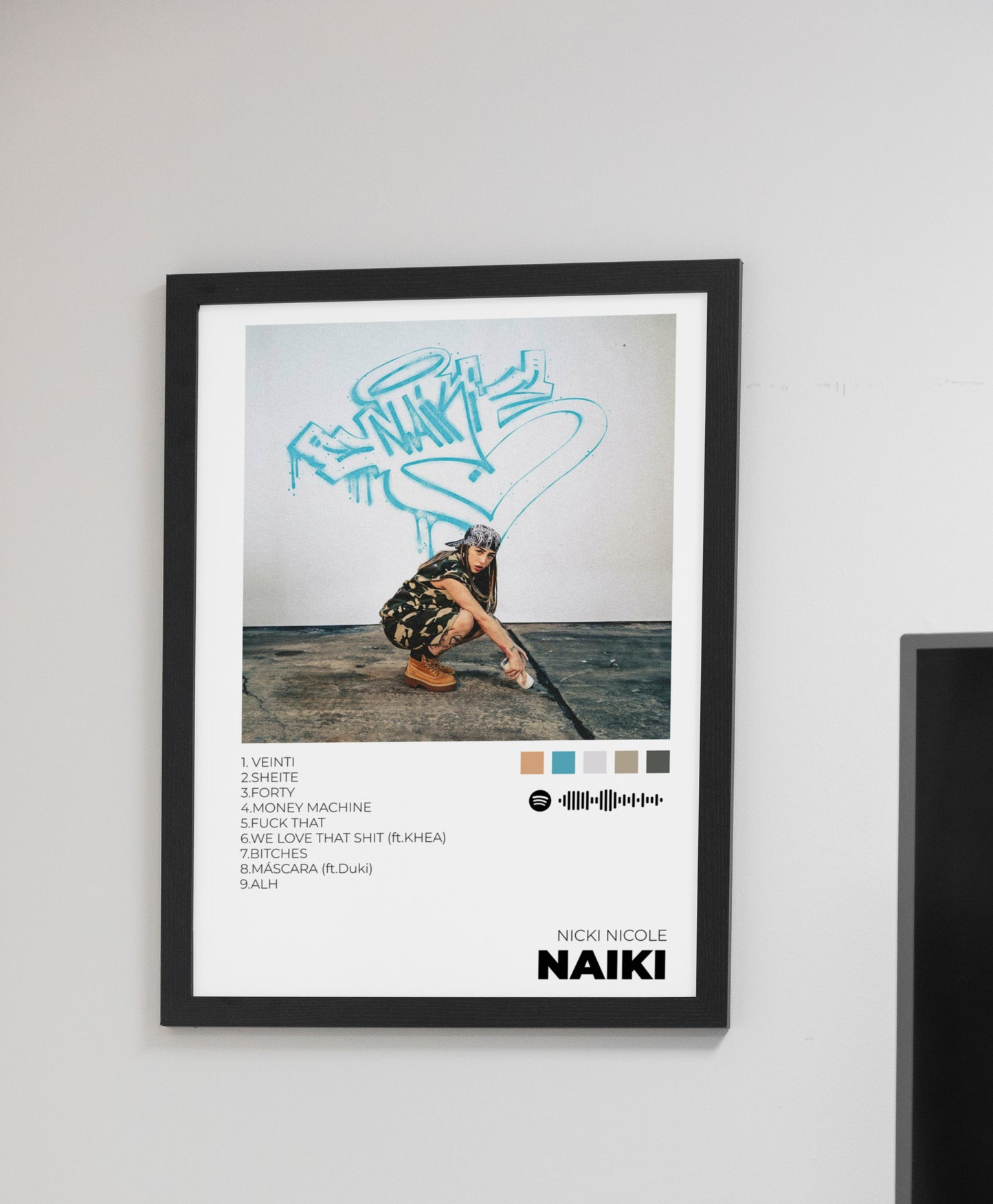 NAIKI. naiki. Nicki Nicole. Nicki Nicole Poster. NAIKI Poster. NAIKI Nicki Nicole. Nicki Nicole Regalos.