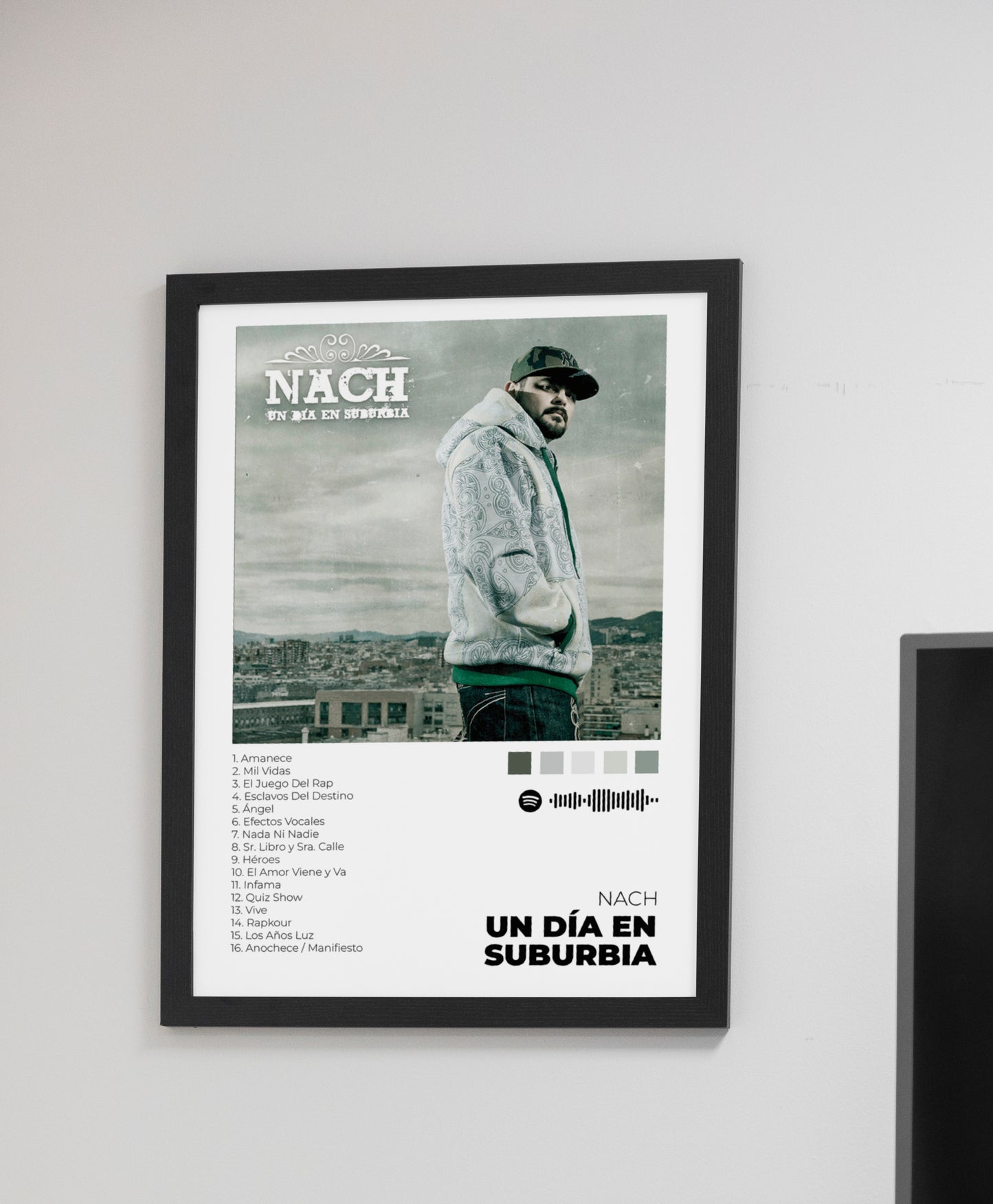 Un día en Suburbia - Poster Digital de Nach | Music Prints