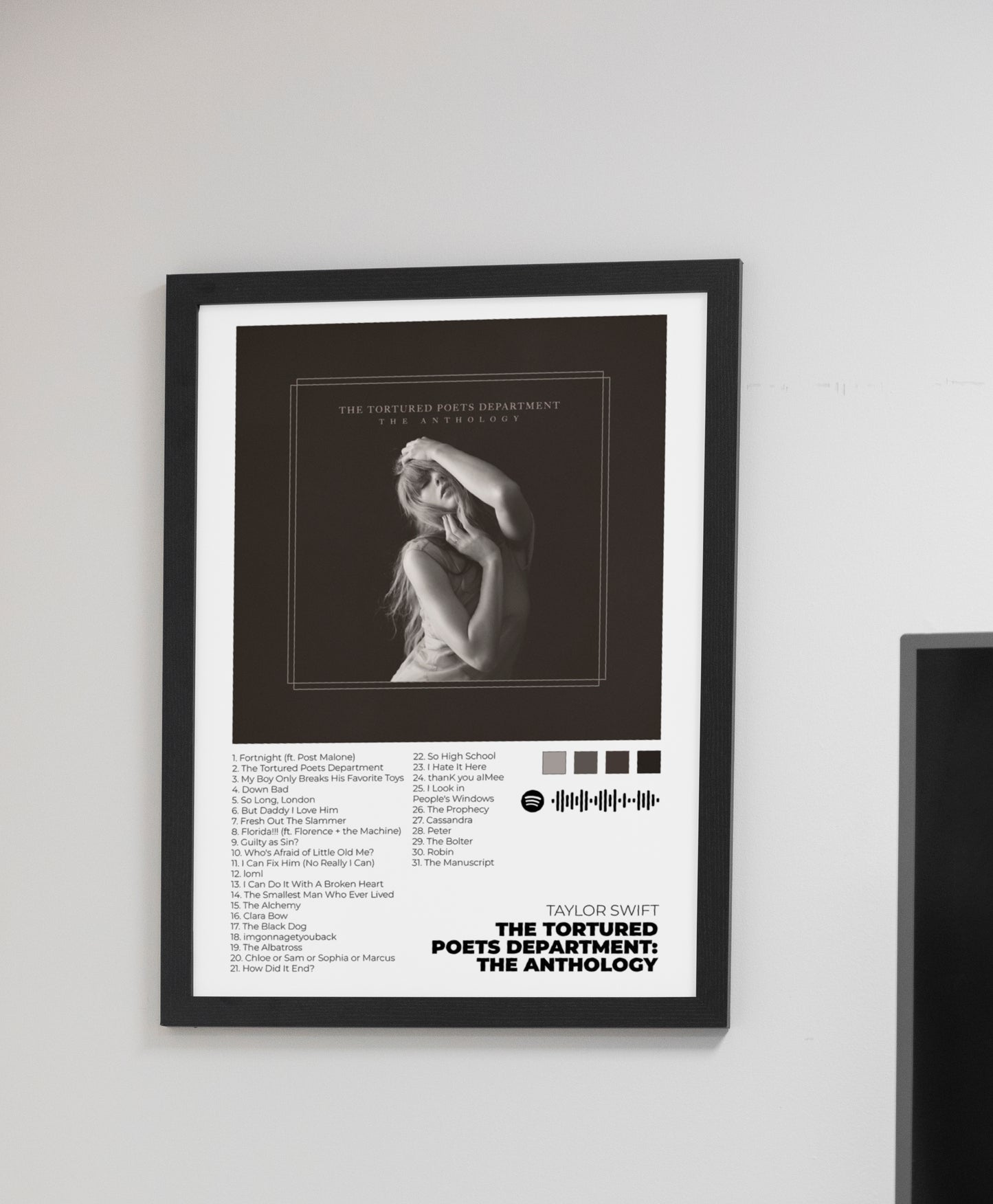The Tortured Poets Department (The Anthology) - Poster Digital de Taylor Swift | Music Prints