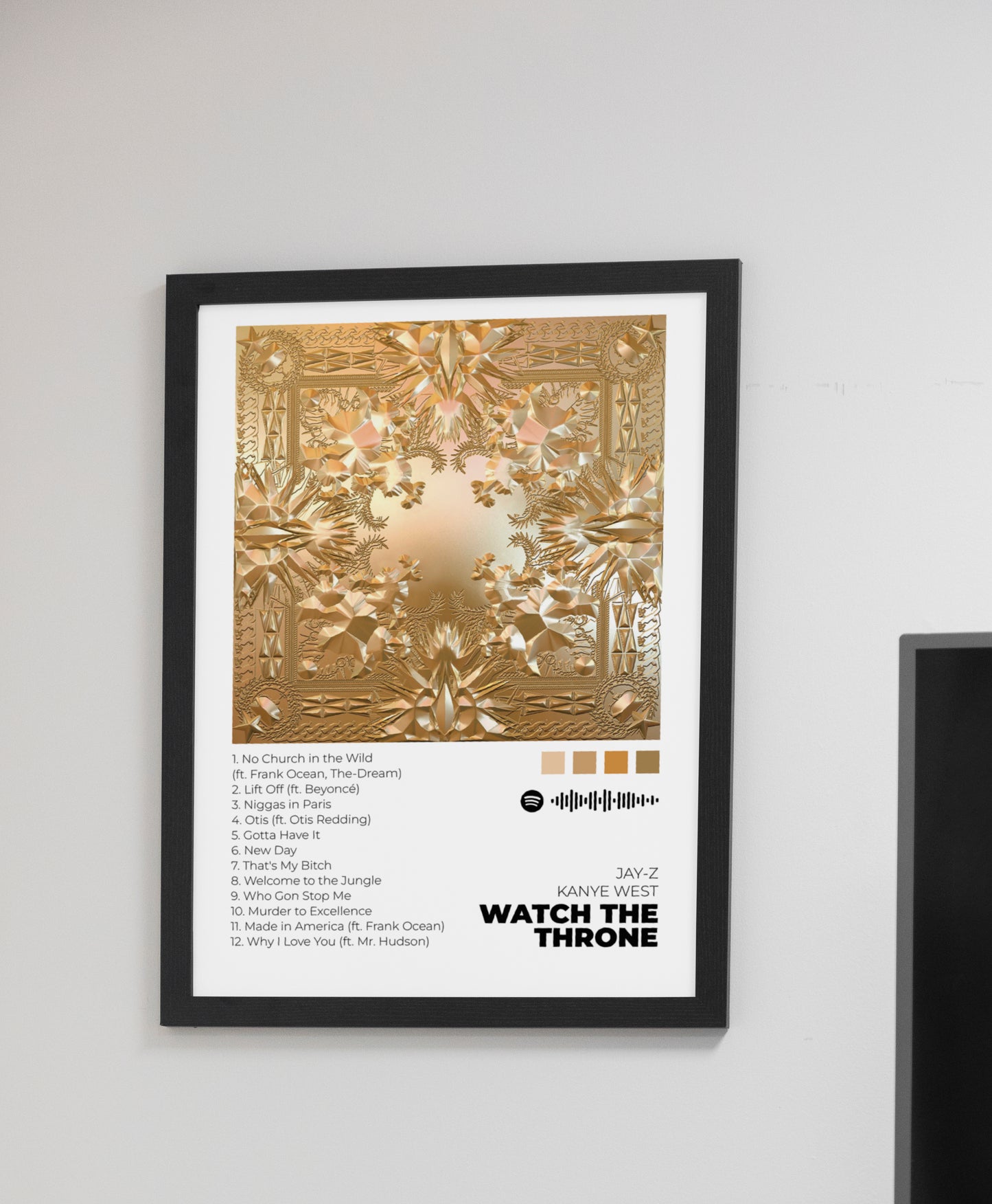 WATCH THE THRONE - Poster Digital de Kanye West y JAY-Z | Music Prints