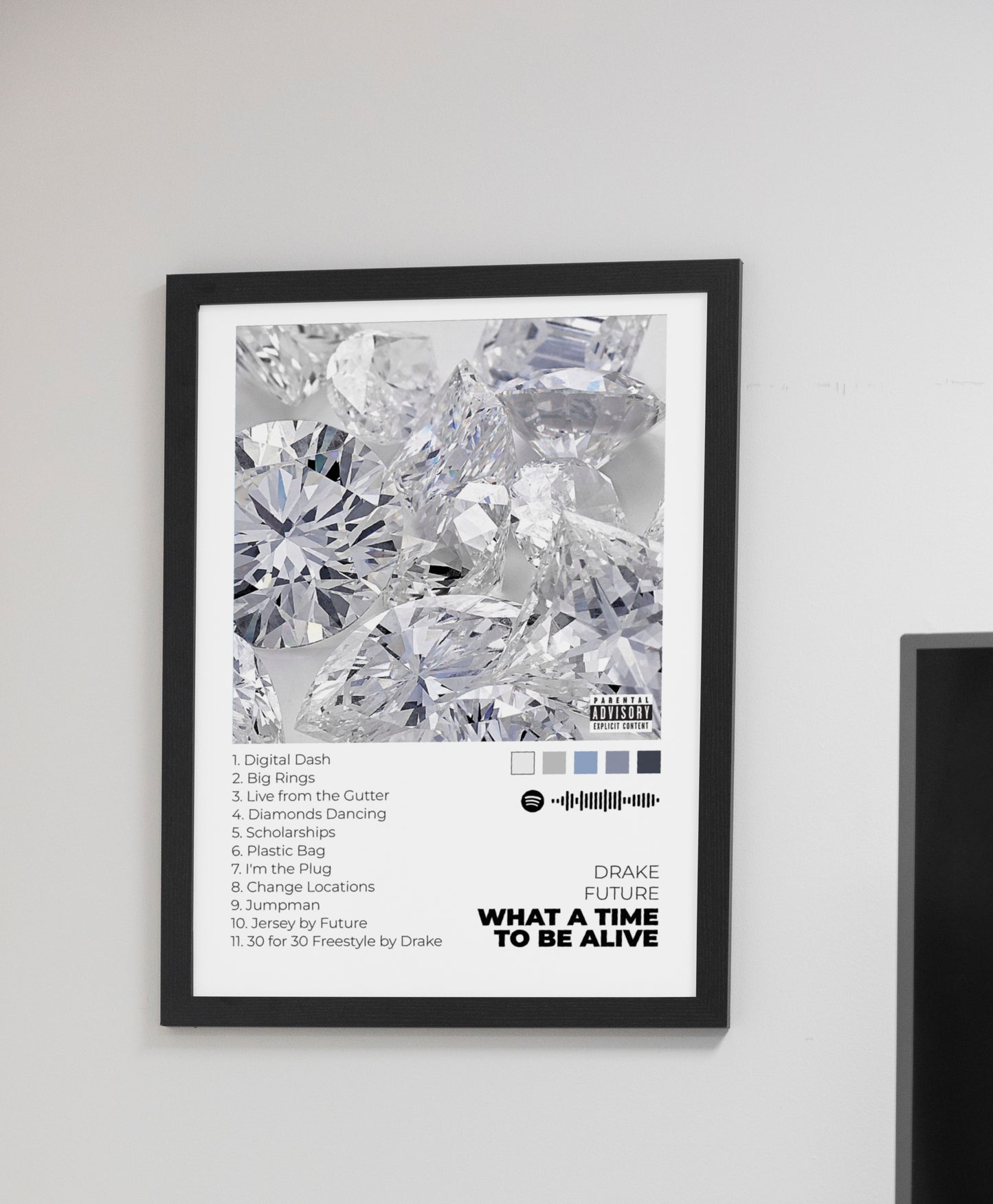 What A Time To Be Alive - Poster Digital de Drake y Future | Music Prints