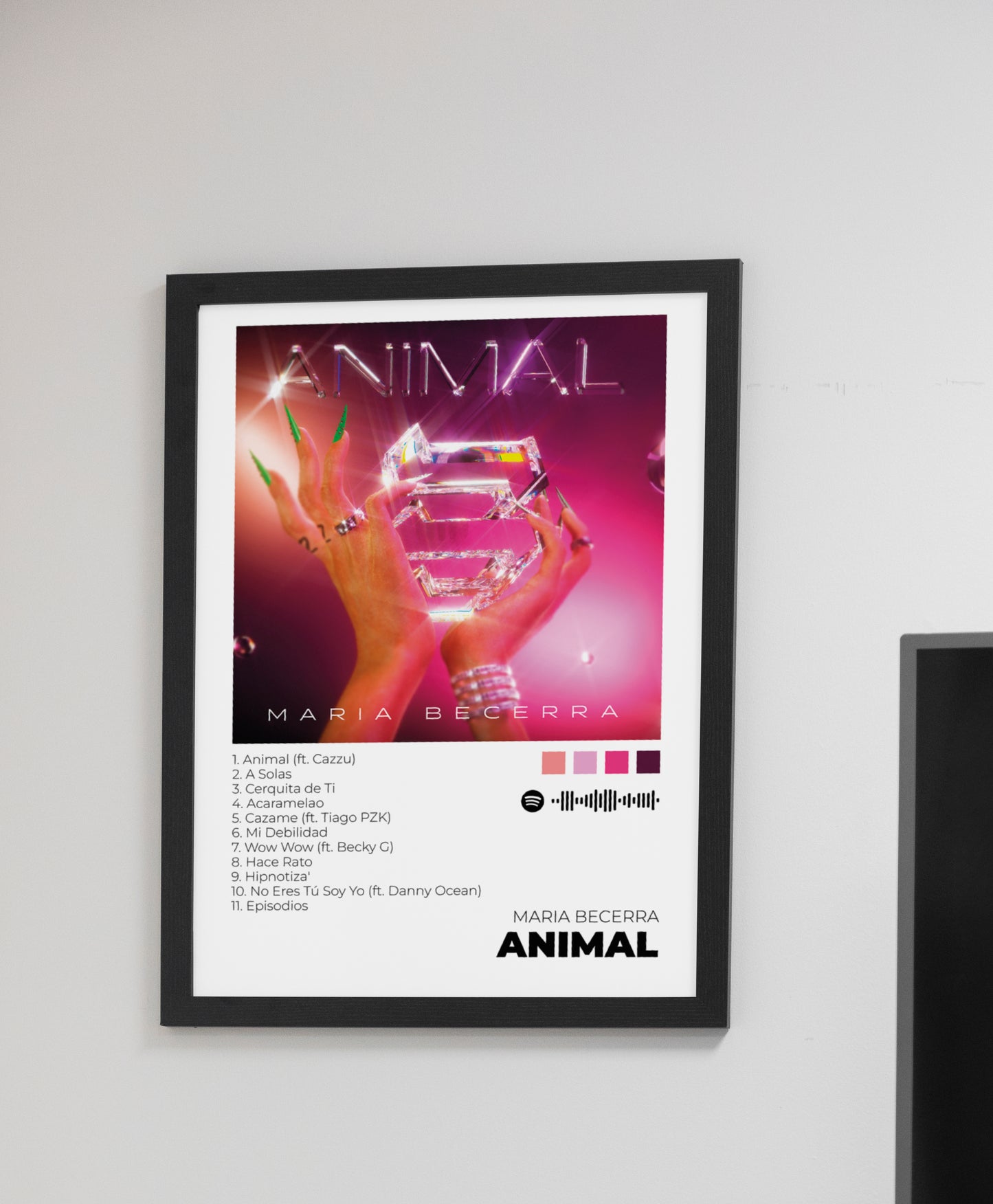 ANIMAL. Maria Becerra. Poster