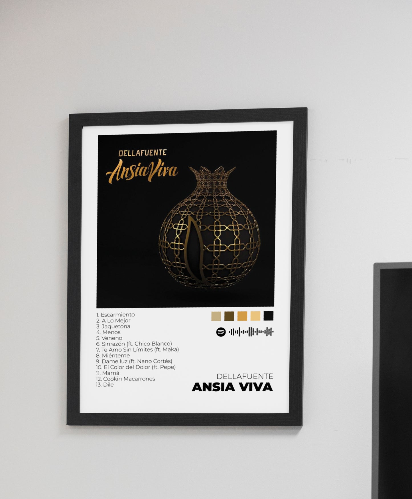 ANSIA VIVA. Dellafuente. Poster