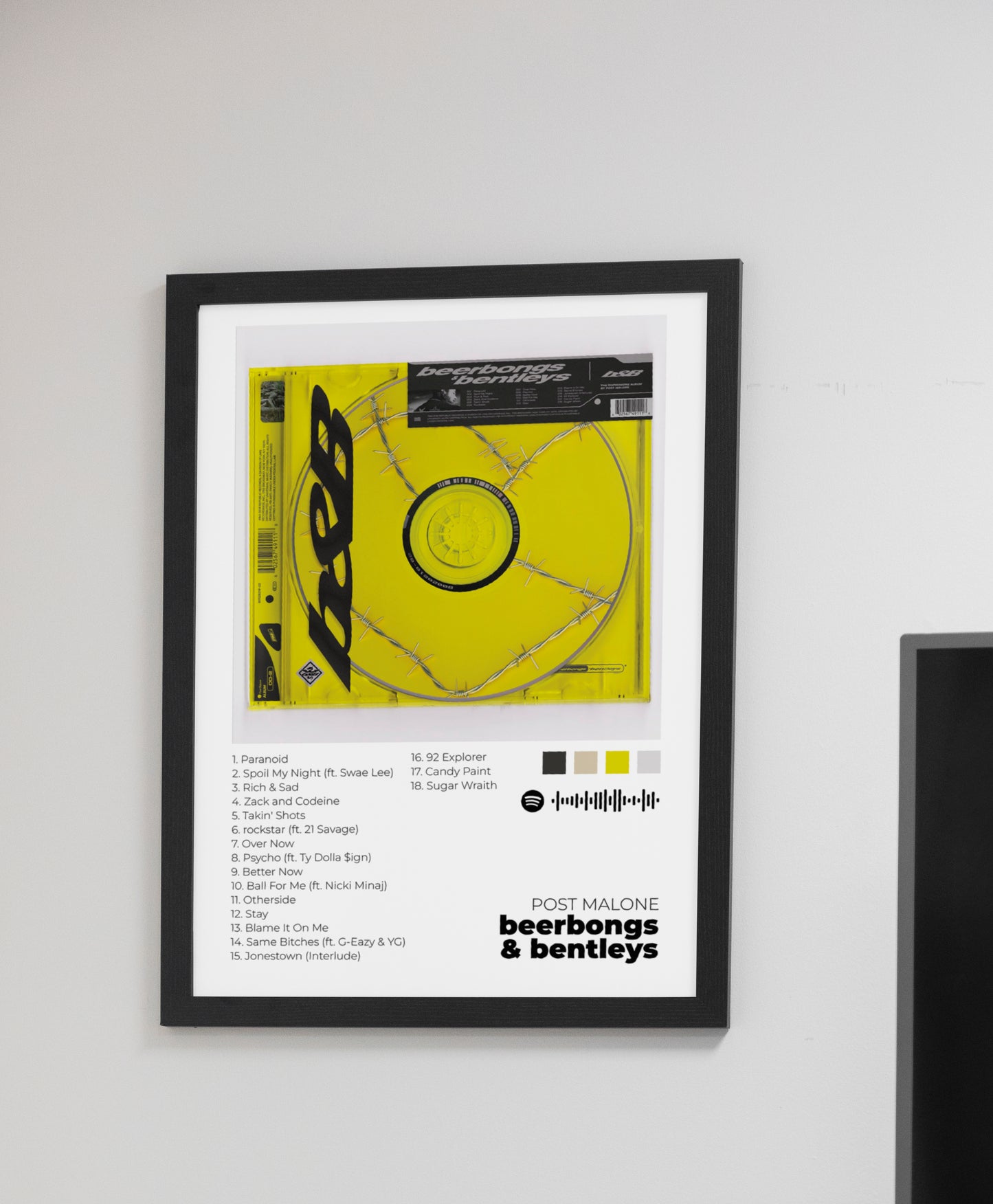 beerbongs & bentleys. Post Malone. Poster