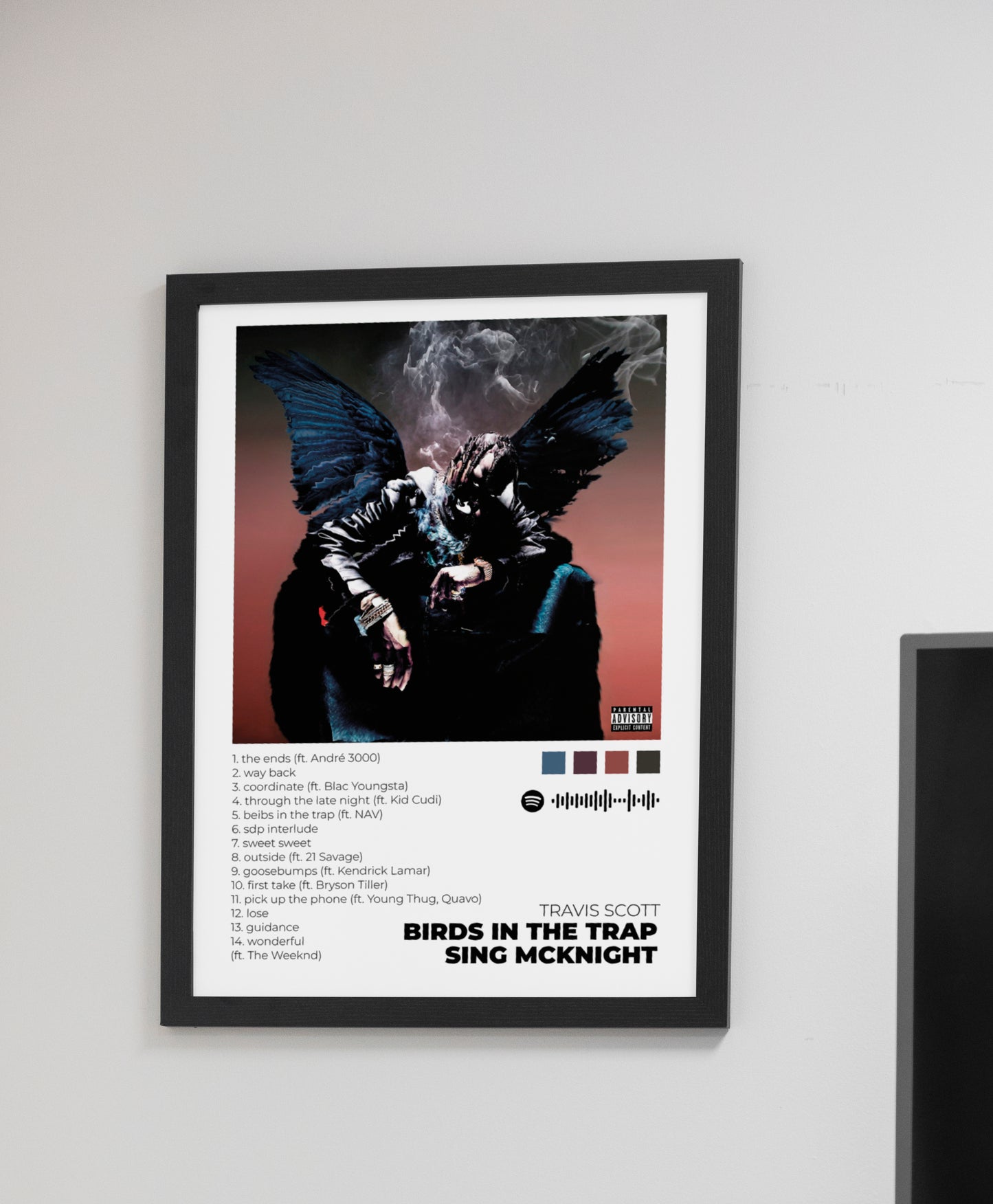 Birds in the Trap Sing McKnight. Travis Scott. Poster