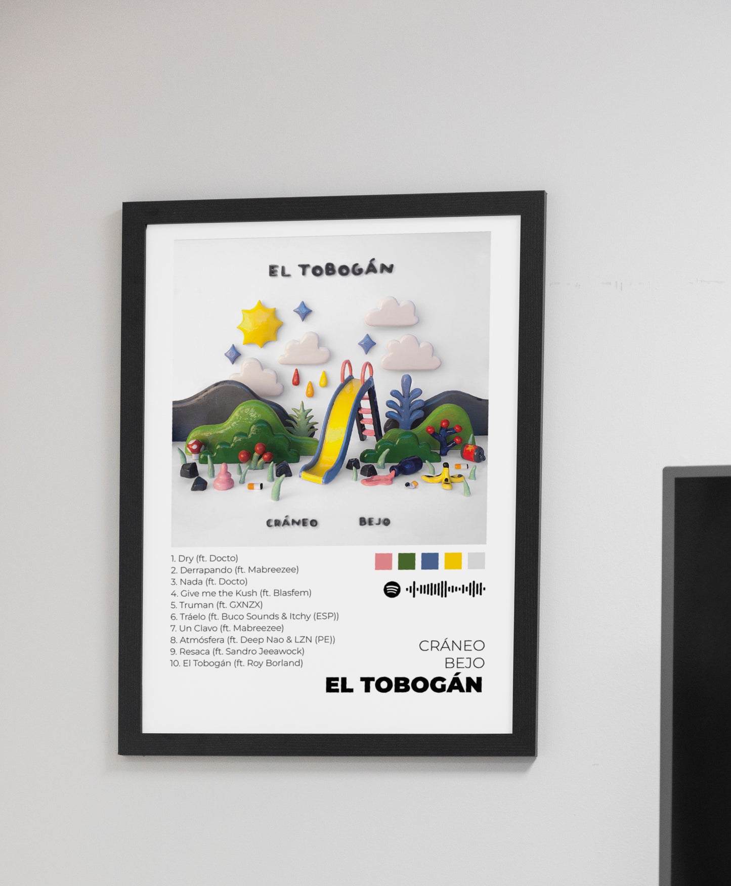 El Tobogán. Craneo y Bejo. Poster