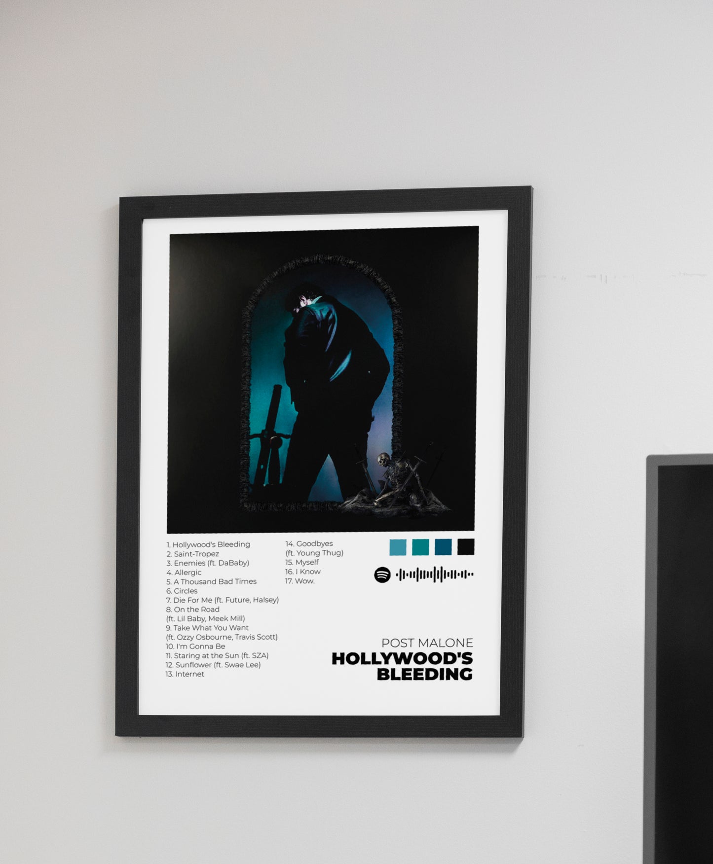 Hollywood's Bleeding. Post Malone. Poster.