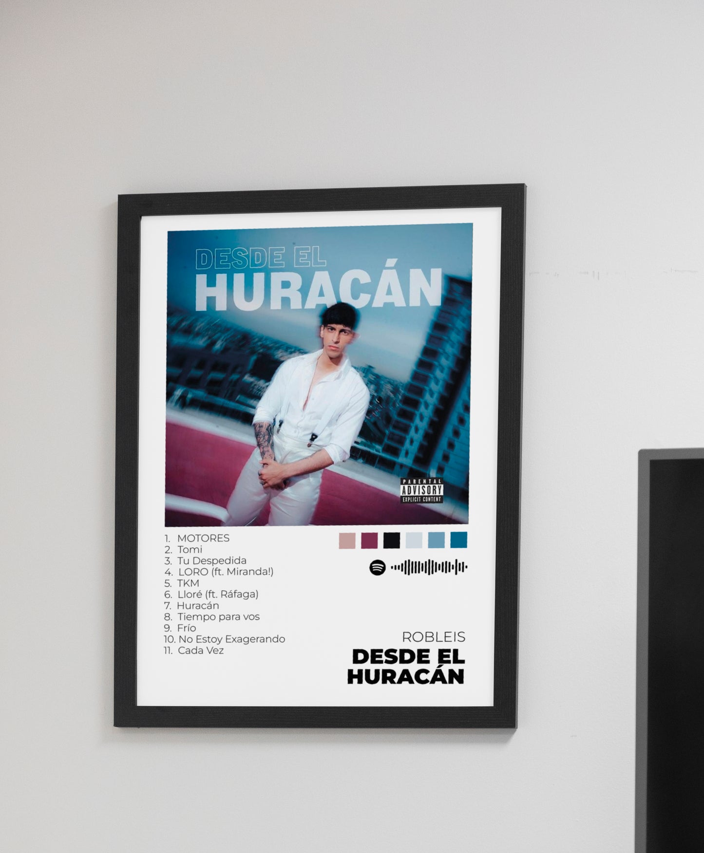 Desde el Huracán. Robleis. Poster