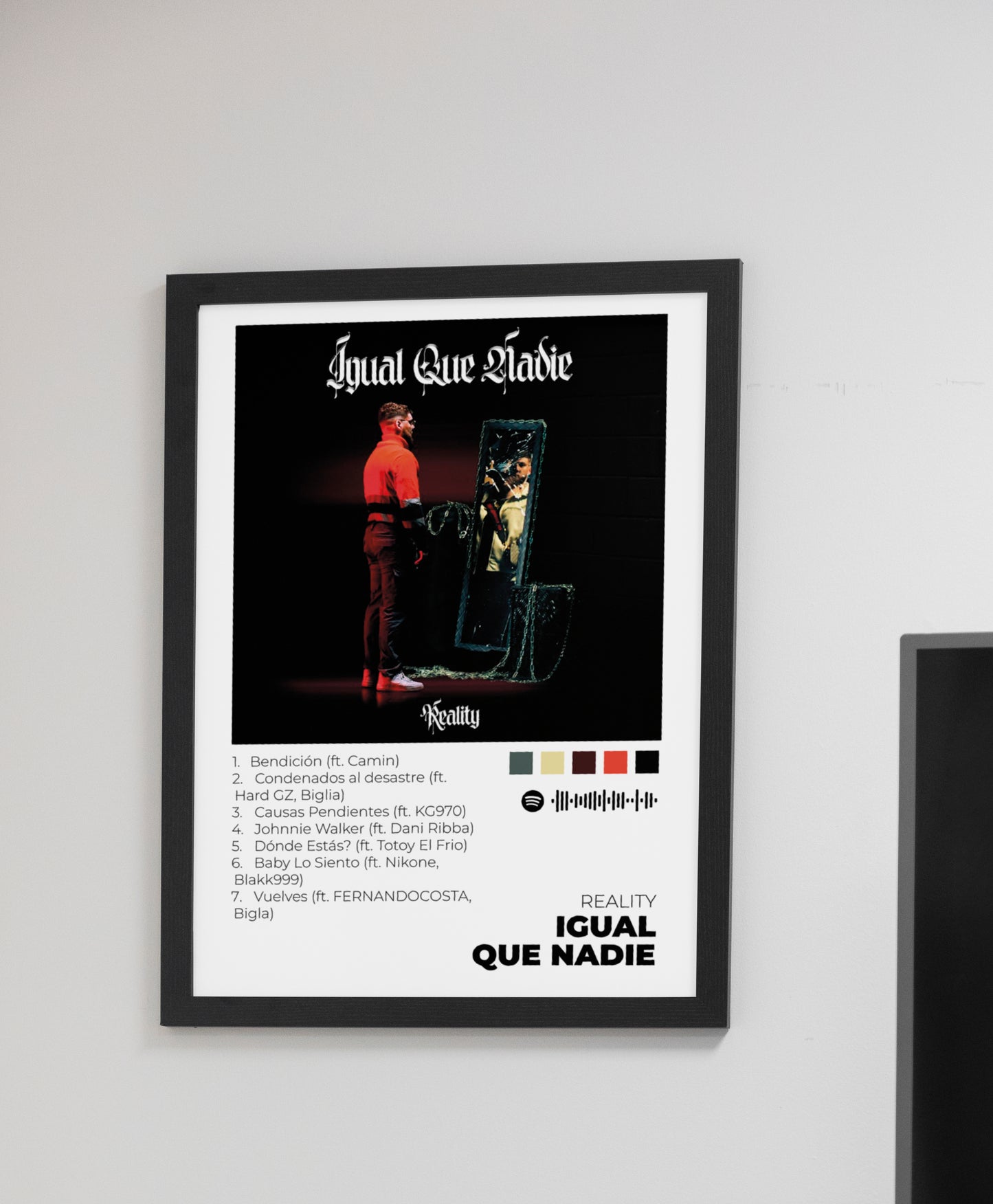 Igual Que Nadie. Reality. Poster.