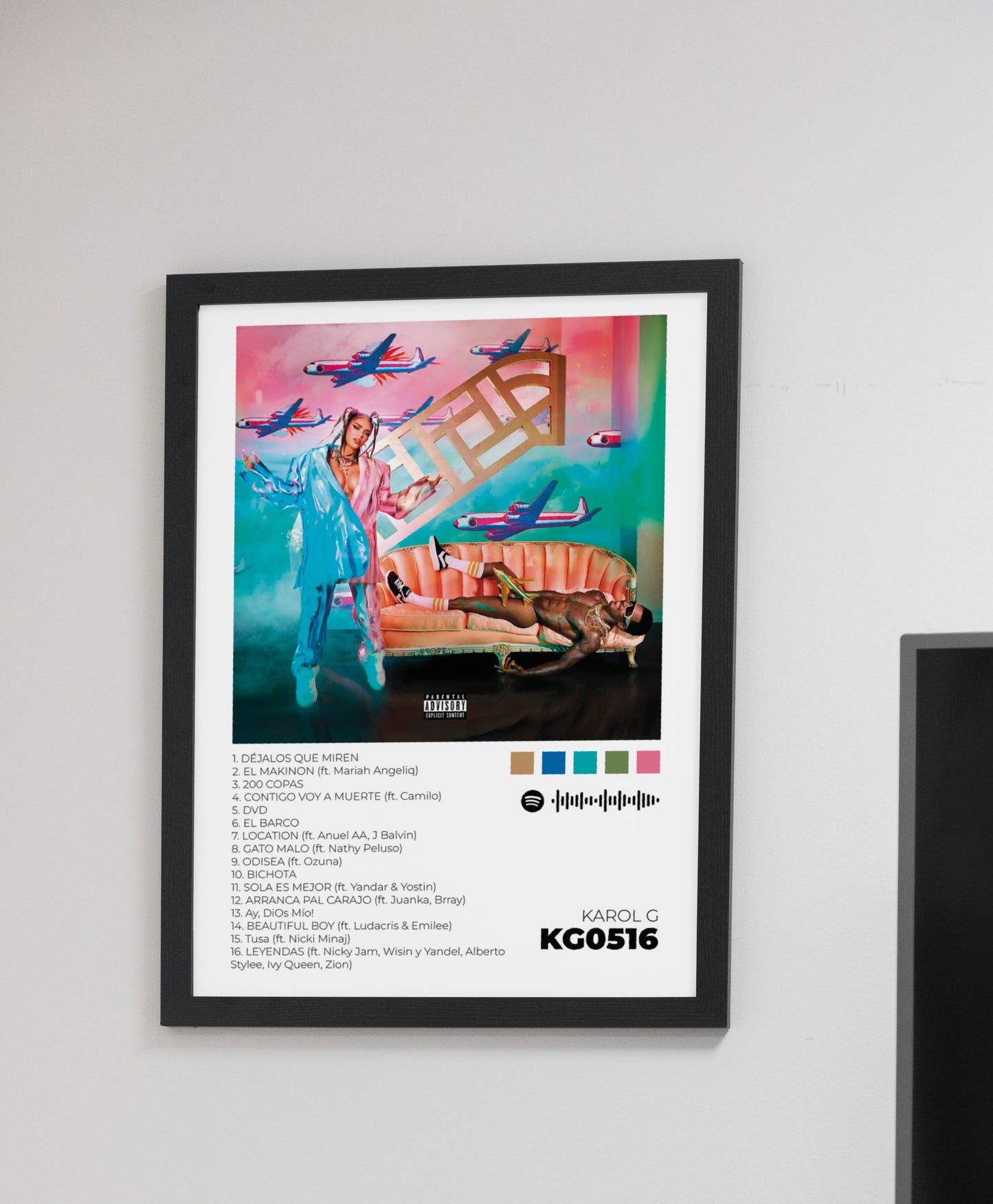 KG0156. Karol G. Poster.