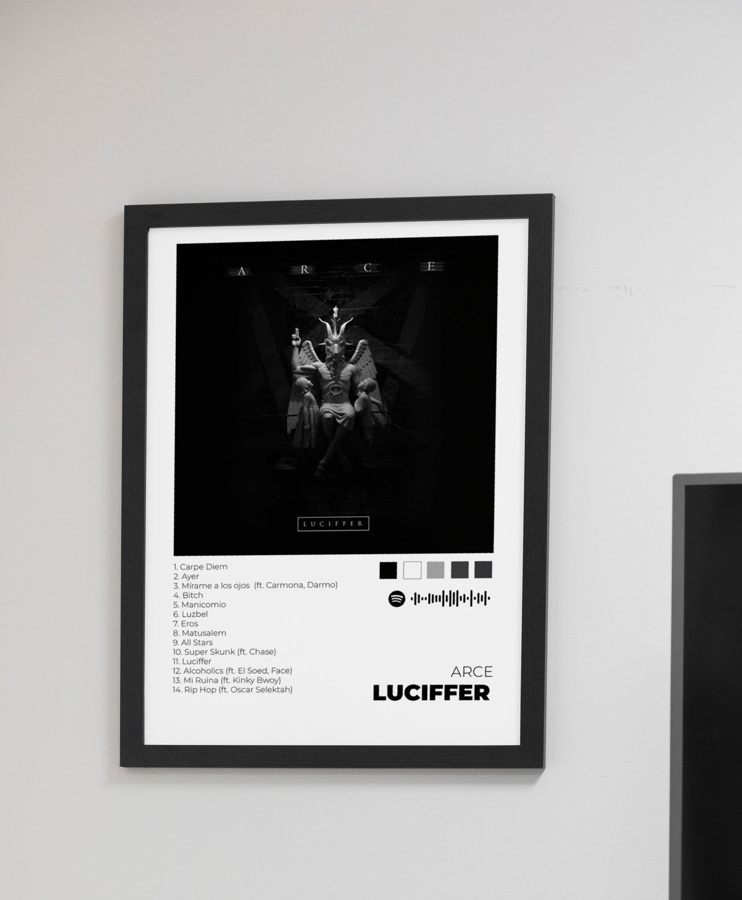 Luciffer. Arce. Poster.