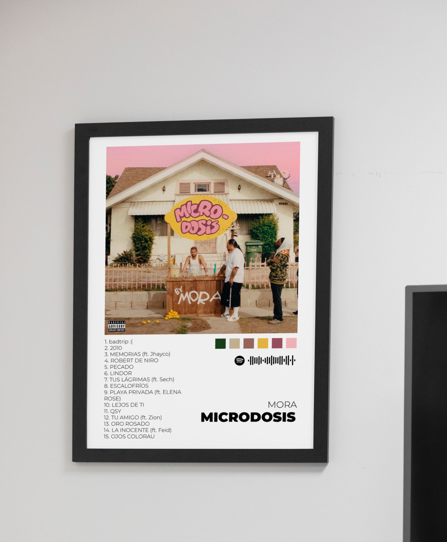 Microdosis. Mora. Poster.