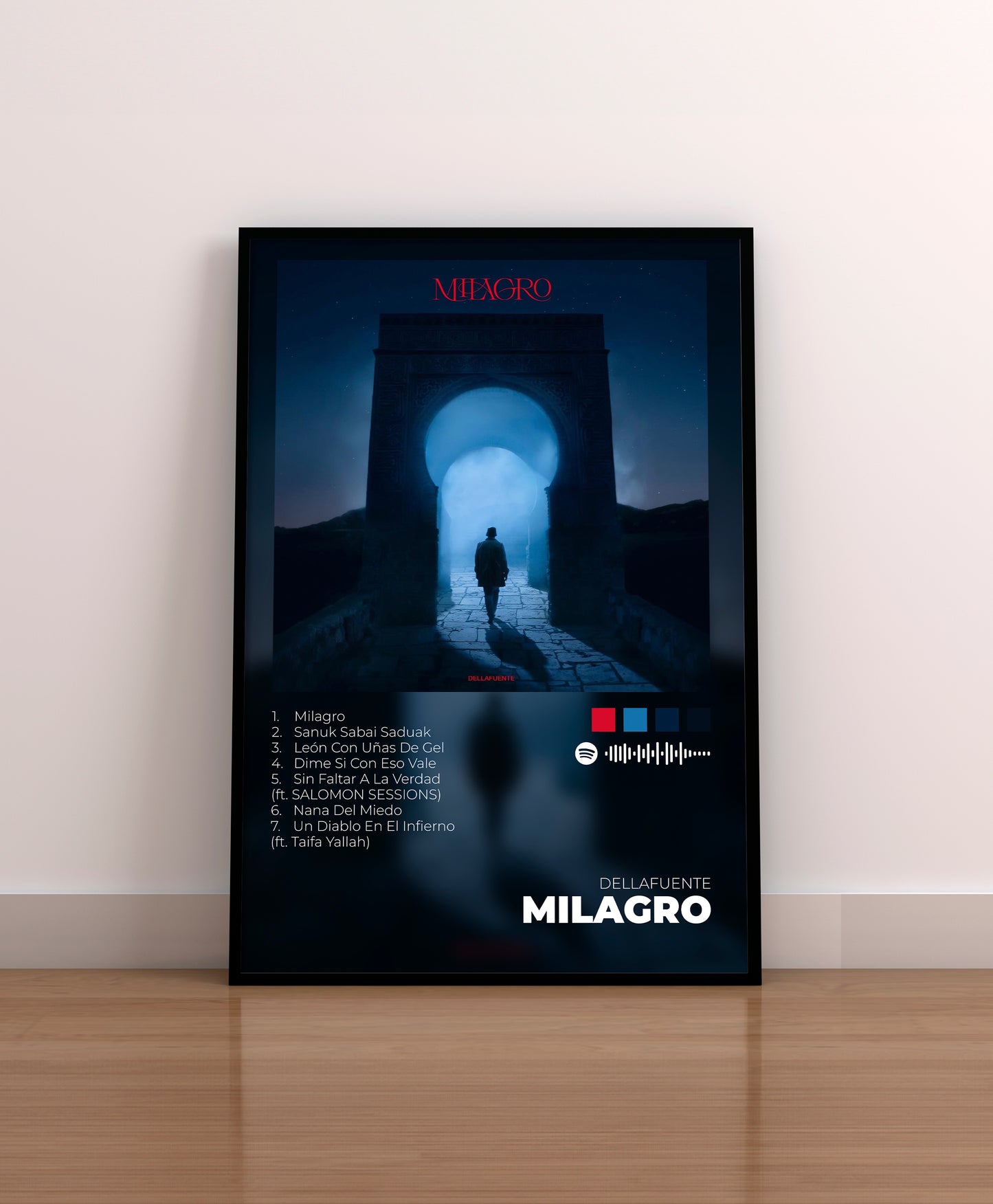 Milagro. Dellafuente. Poster. Lamina. Cuadro. Regalo. Merchandising. CD. Vinilo. Cover.
