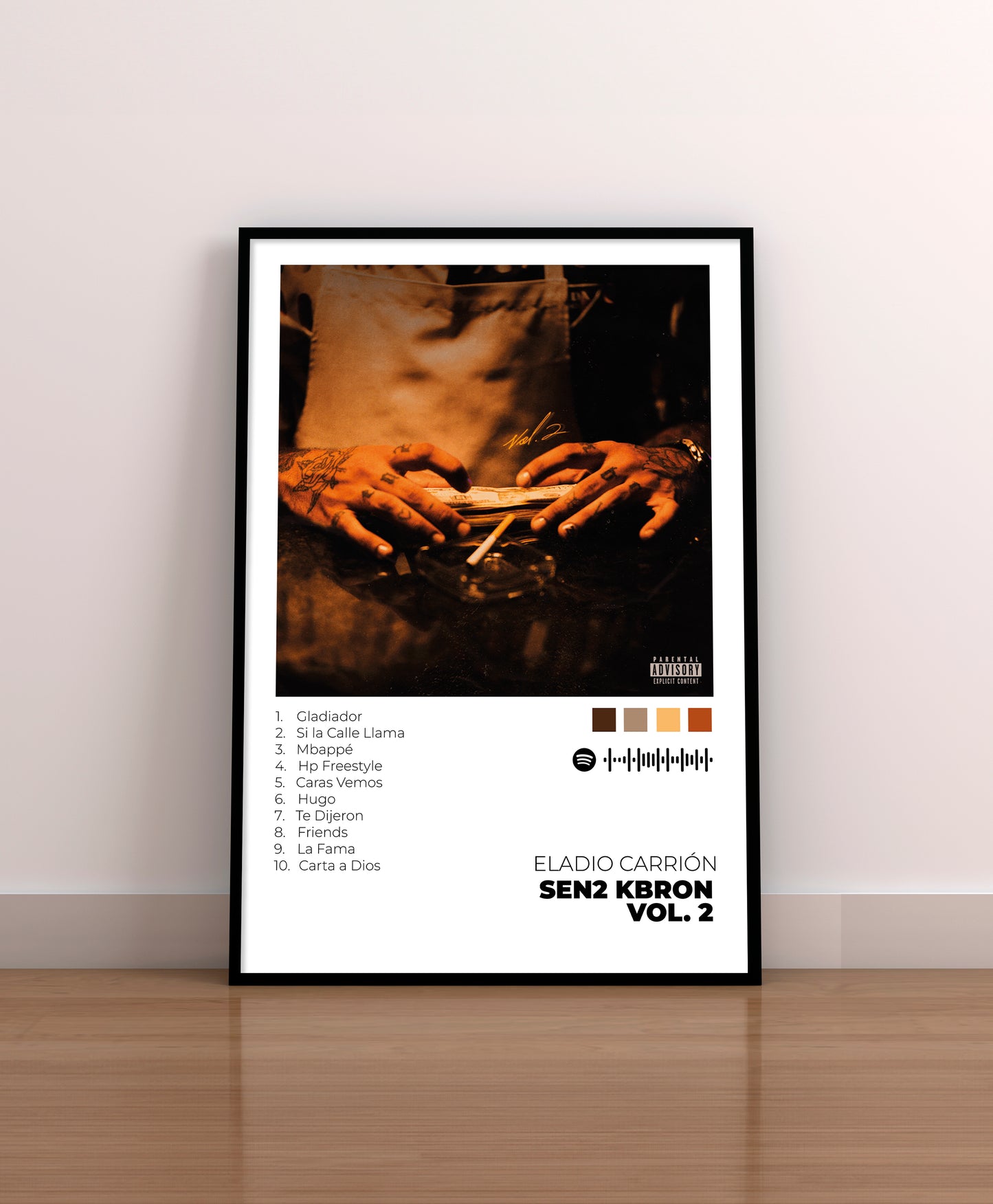 SEN2 KBRN VOL.2 - Poster Digital de Eladio Carrión | Music Prints