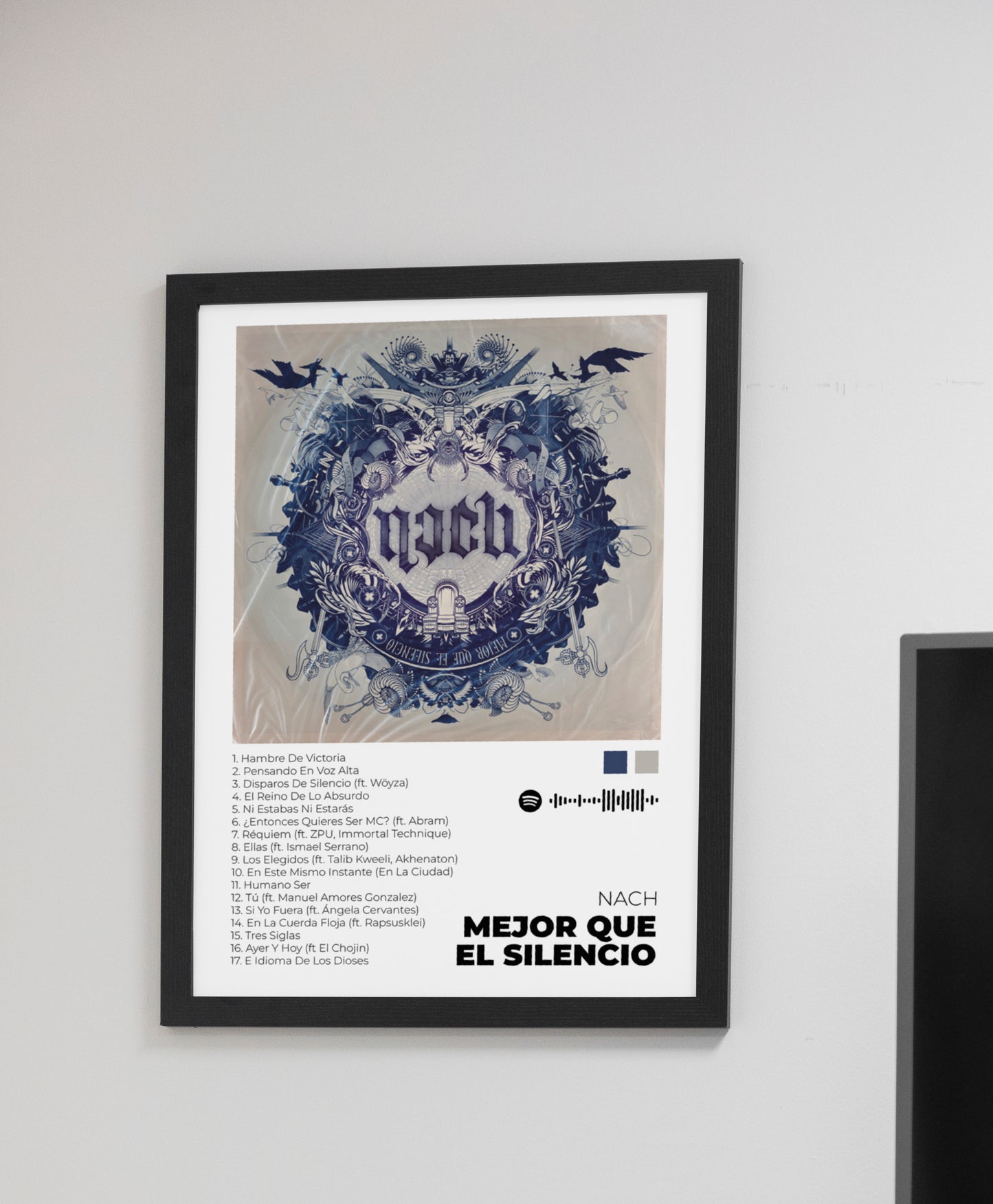 Mejor que el Silencio. Nach. Poster.
