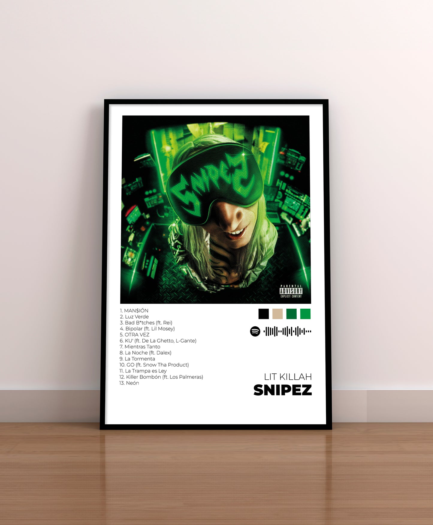 SnipeZ - Poster Digital de Lit Killah | Music Prints