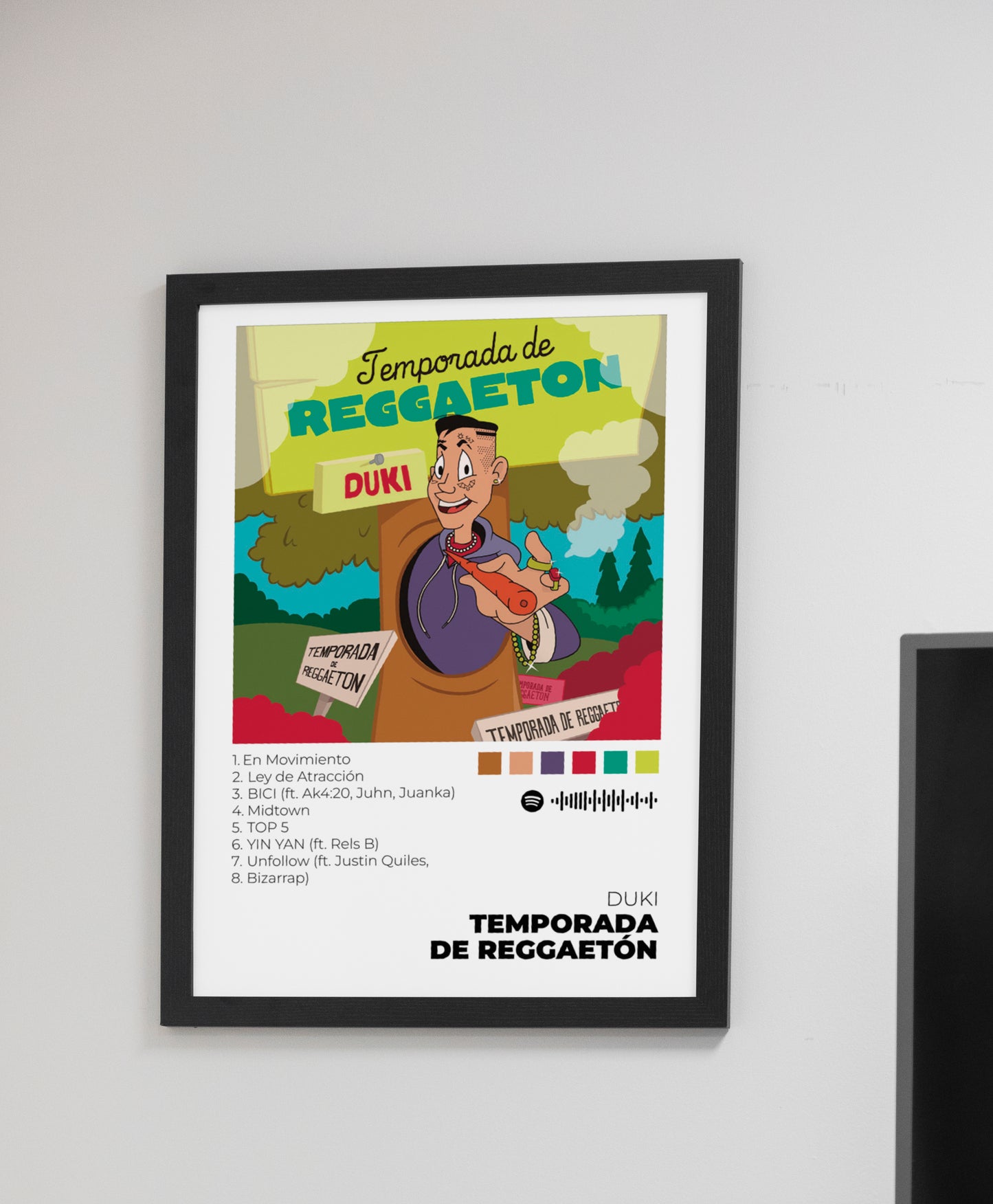 Temporada de Reggaetón - Poster Digital de Duki | Music Prints