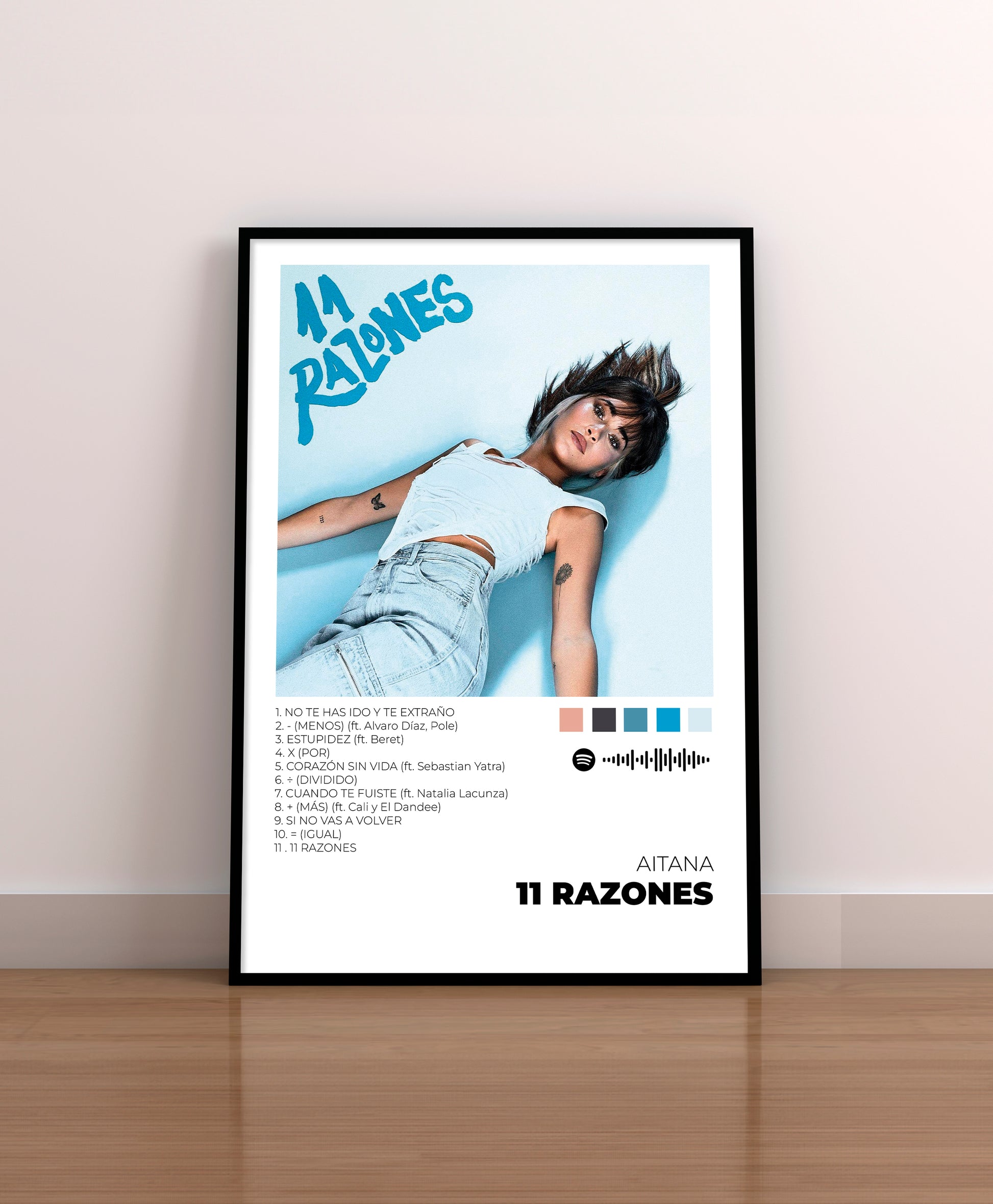 11 RAZONES. AITANA. POSTER