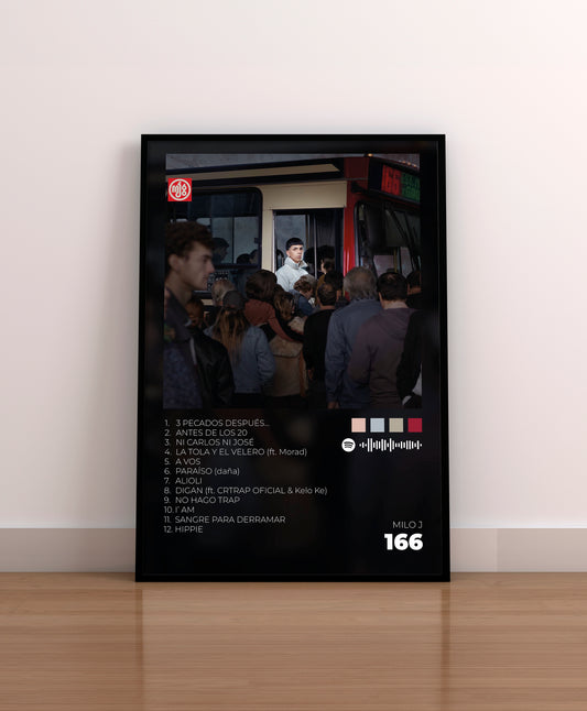 milo j. 166. cartel. poster. lamina. cuadro. portada. cover. regalo. comprar. merchandising.