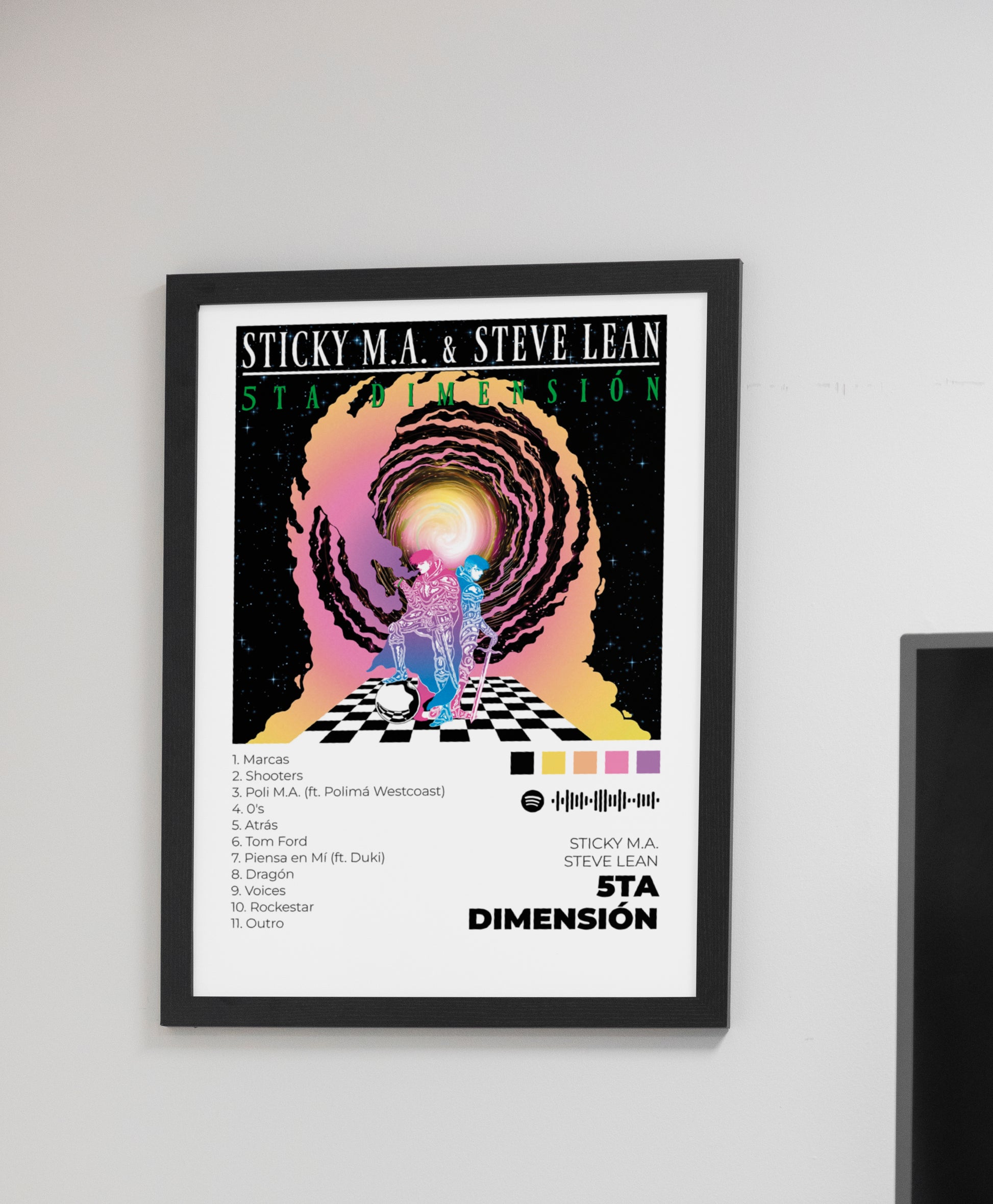 5ta Dimension. Sticky M.A. Poster