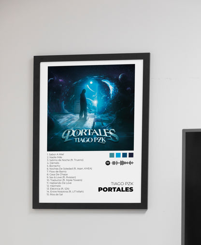 Portales - Poster Digital de Tiago PZK | Music Prints