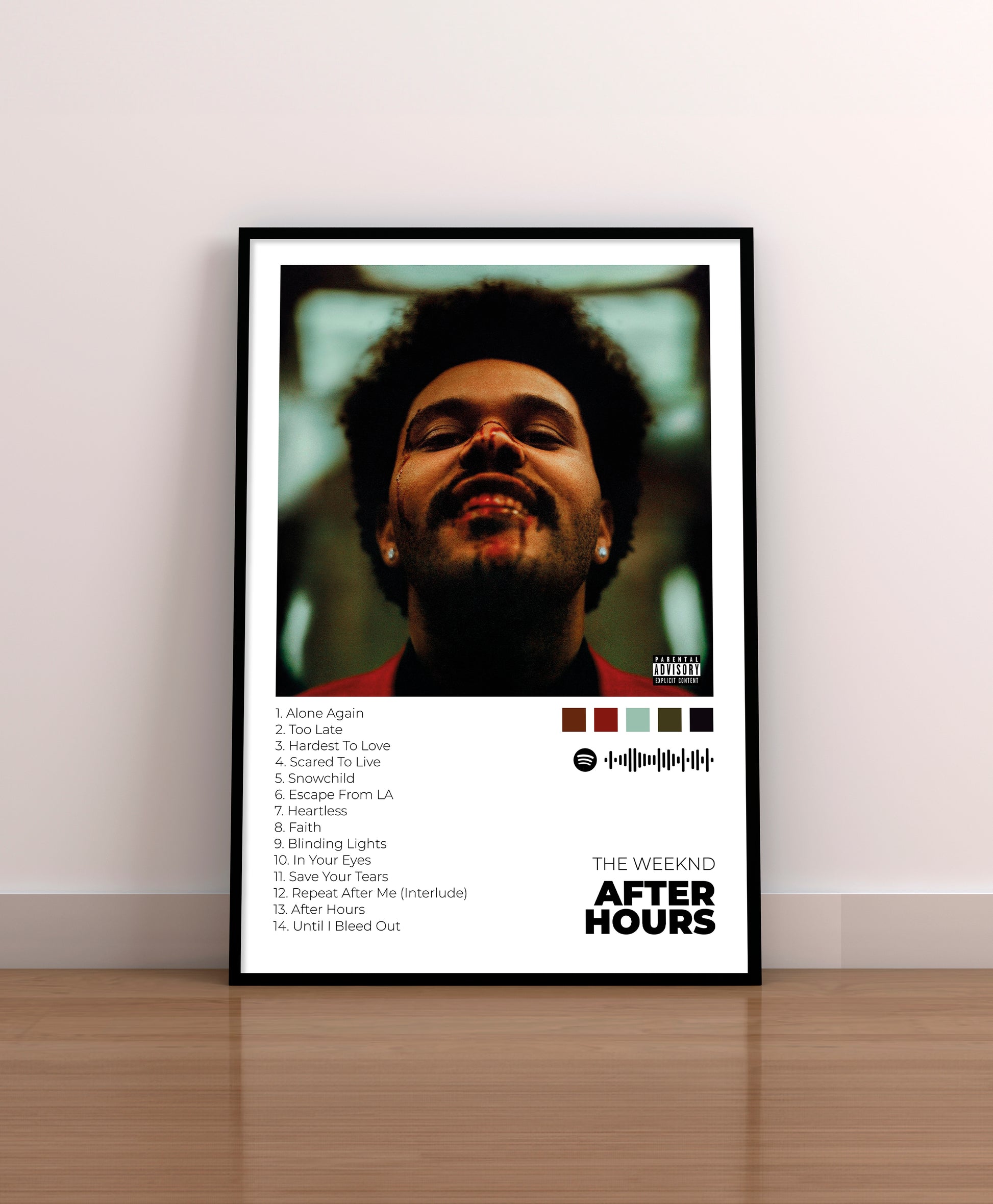 After Hours. The Weeknd. Poster