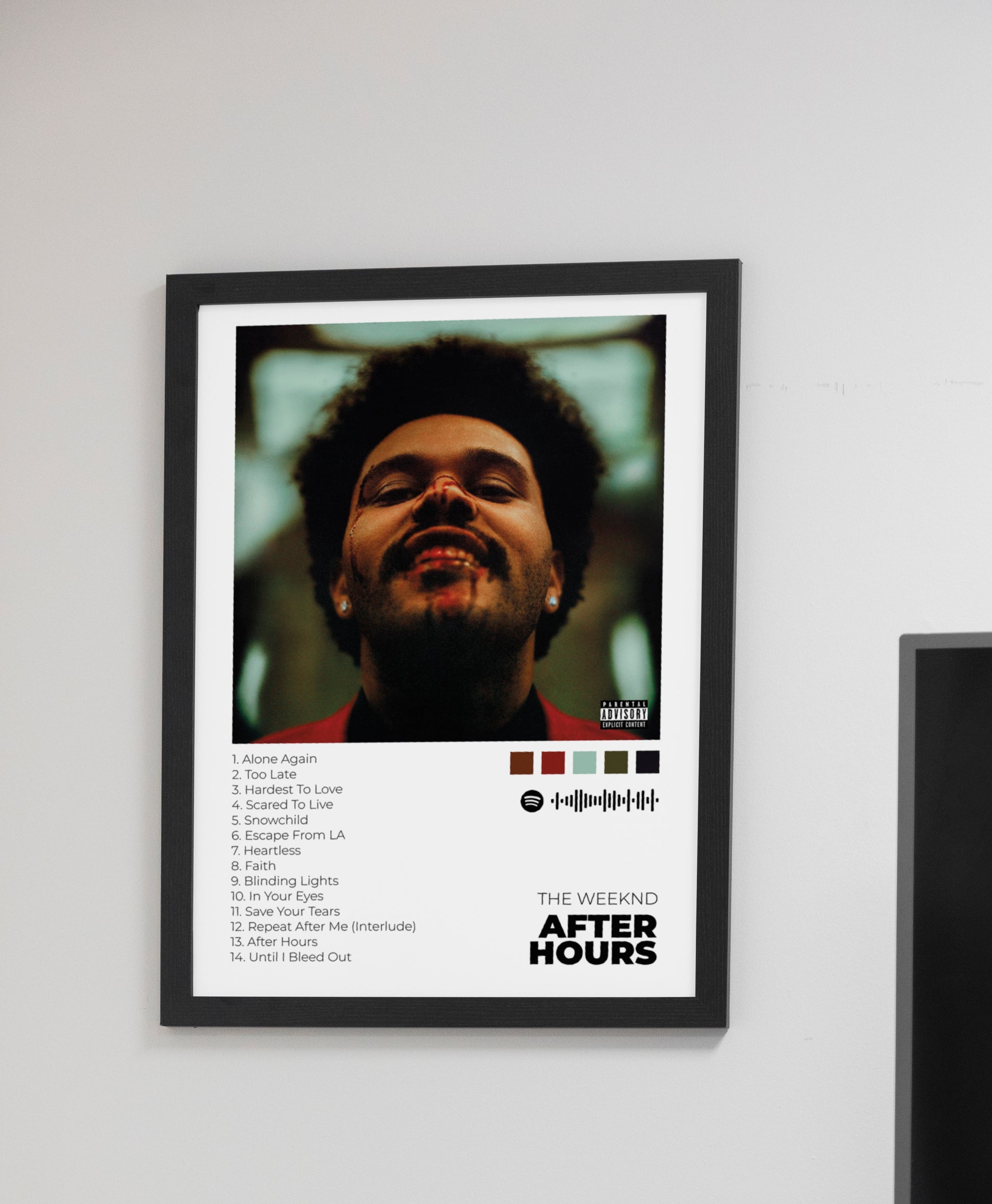 After Hours. The Weeknd. Poster