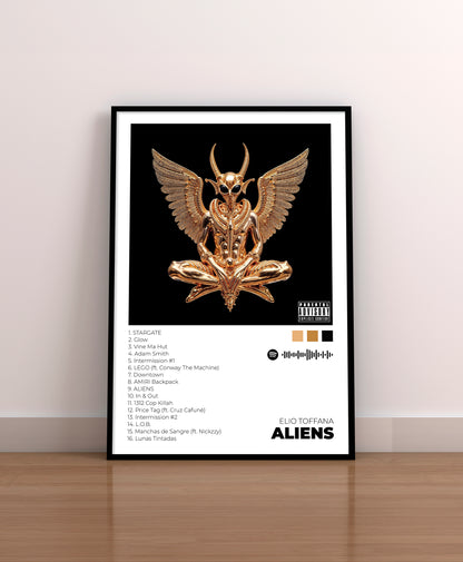 Aliens. Elio Toffana. Poster