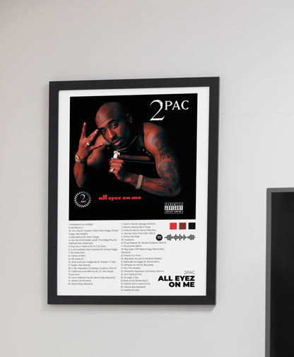 All Eyez on me. 2Pac. Tupac. Poster