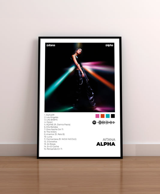 alpha. Aitana. Poster