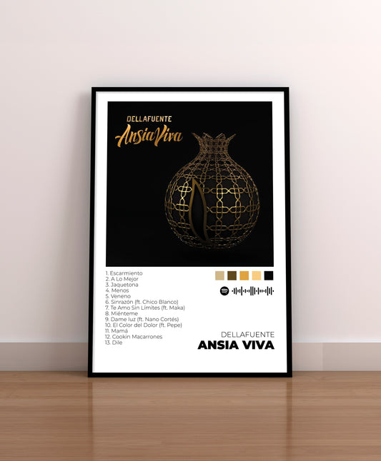ANSIA VIVA. Dellafuente. Poster