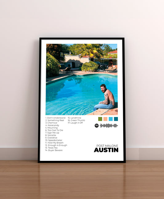 AUSTIN. Post Malone. Poster