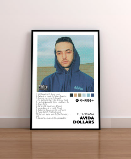 AVIDA ADOLLARS. C. Tangana. Poster