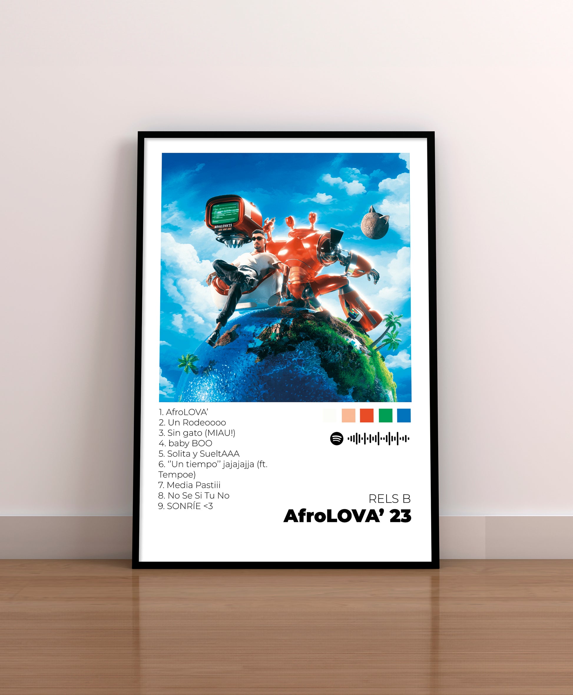 AfroLOVA' 23. Rels B. Poster. Cover. Portada. HD. Regalo. Musica. Regalo de Rels B. Rels B Merchandising.