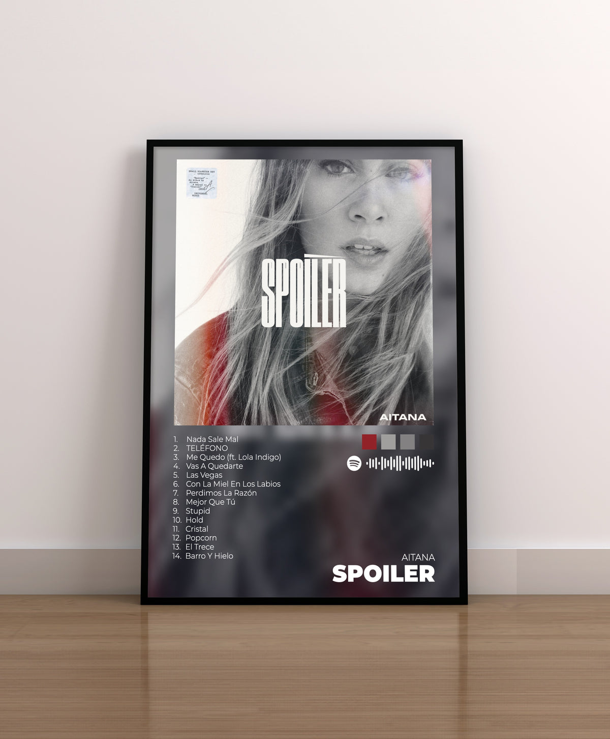 aitana. spoiler. poster. lamina. cuadro. regalo. marco. merchandising. cd. vinilo. disco. cover. portada. 