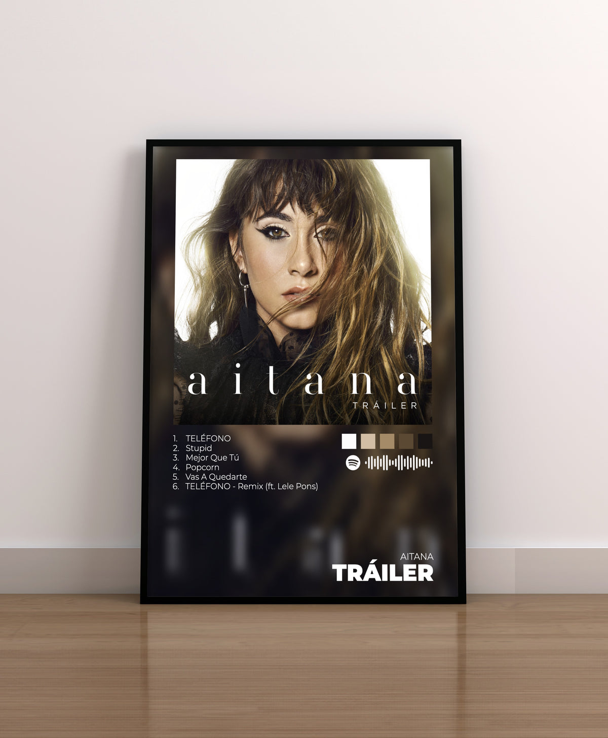 aitana. trailer. poster. lamina. cuadro. marco. regalo. merchandising. cd. vinilo. cover. portada. barato. mejor regalo.