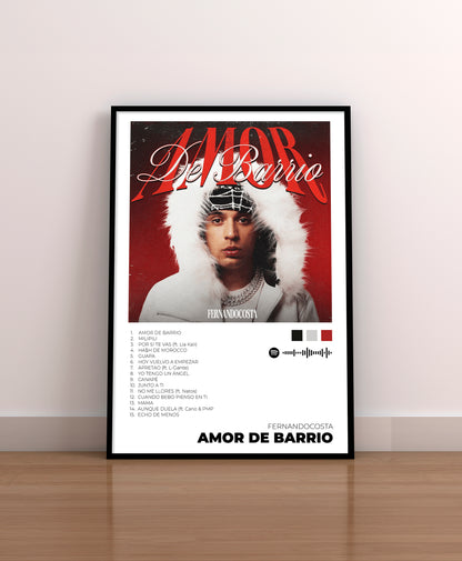 Amor de Barrio. Fernando Costa Poster