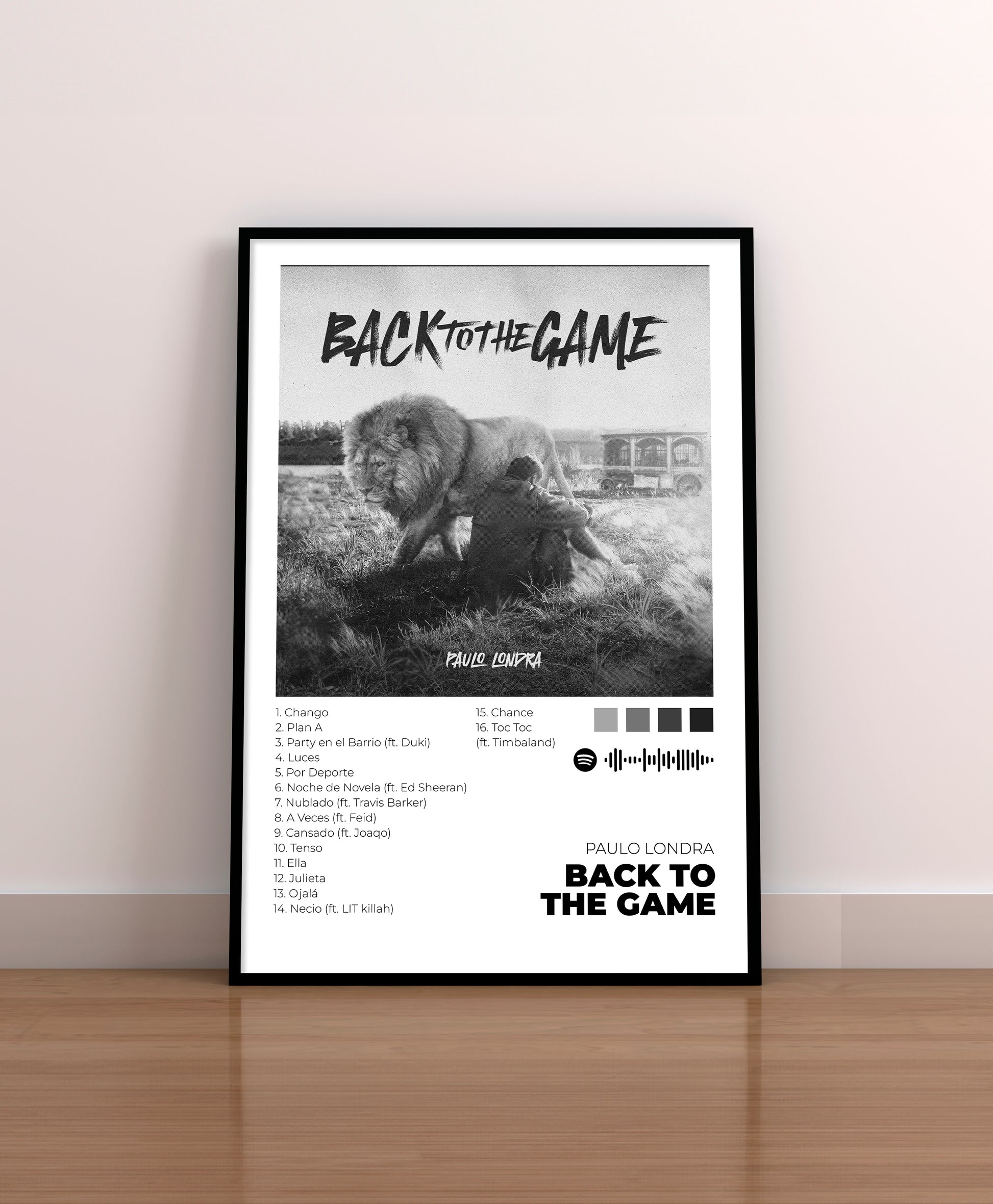 Back to the Game. Paulo Londra. Poster