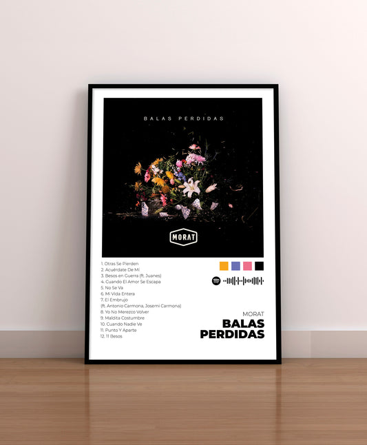 Balas Perdidas. Morat. Poster