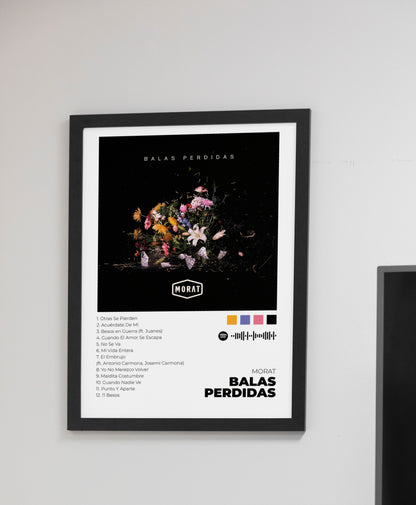 Balas Perdidas. Morat. Poster